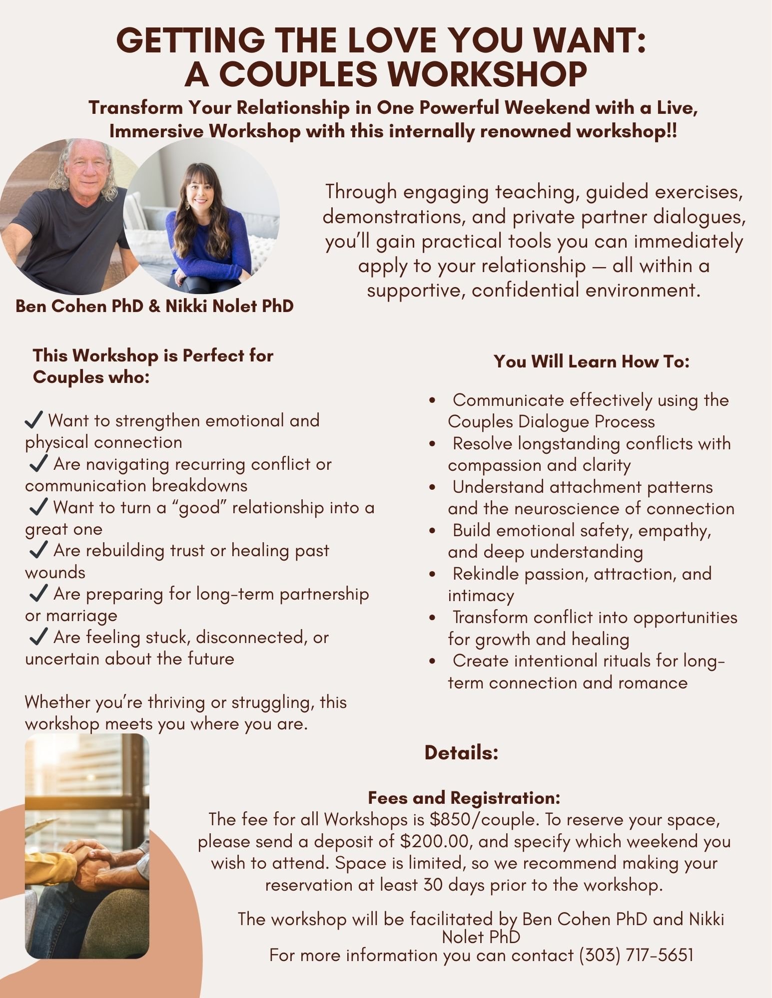 Getting The Love You Want Couples Workshop