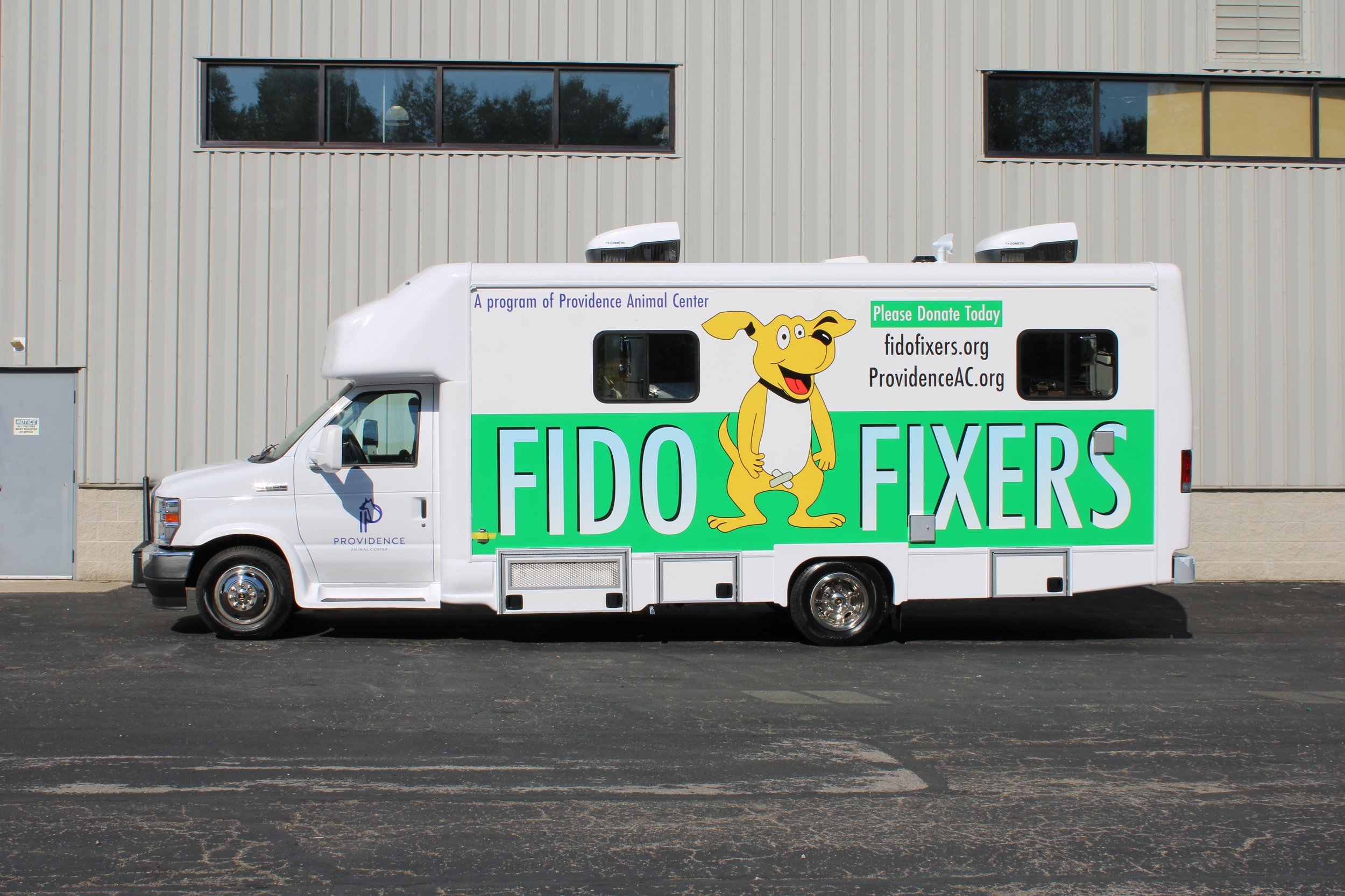Mobile spay/neuter 'FIDO FIXERS' van