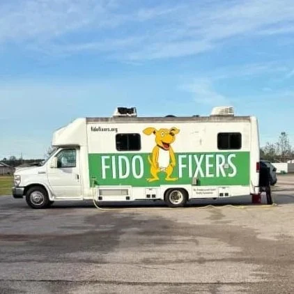A mobile spay/neuter Fido Fixers mobile unit