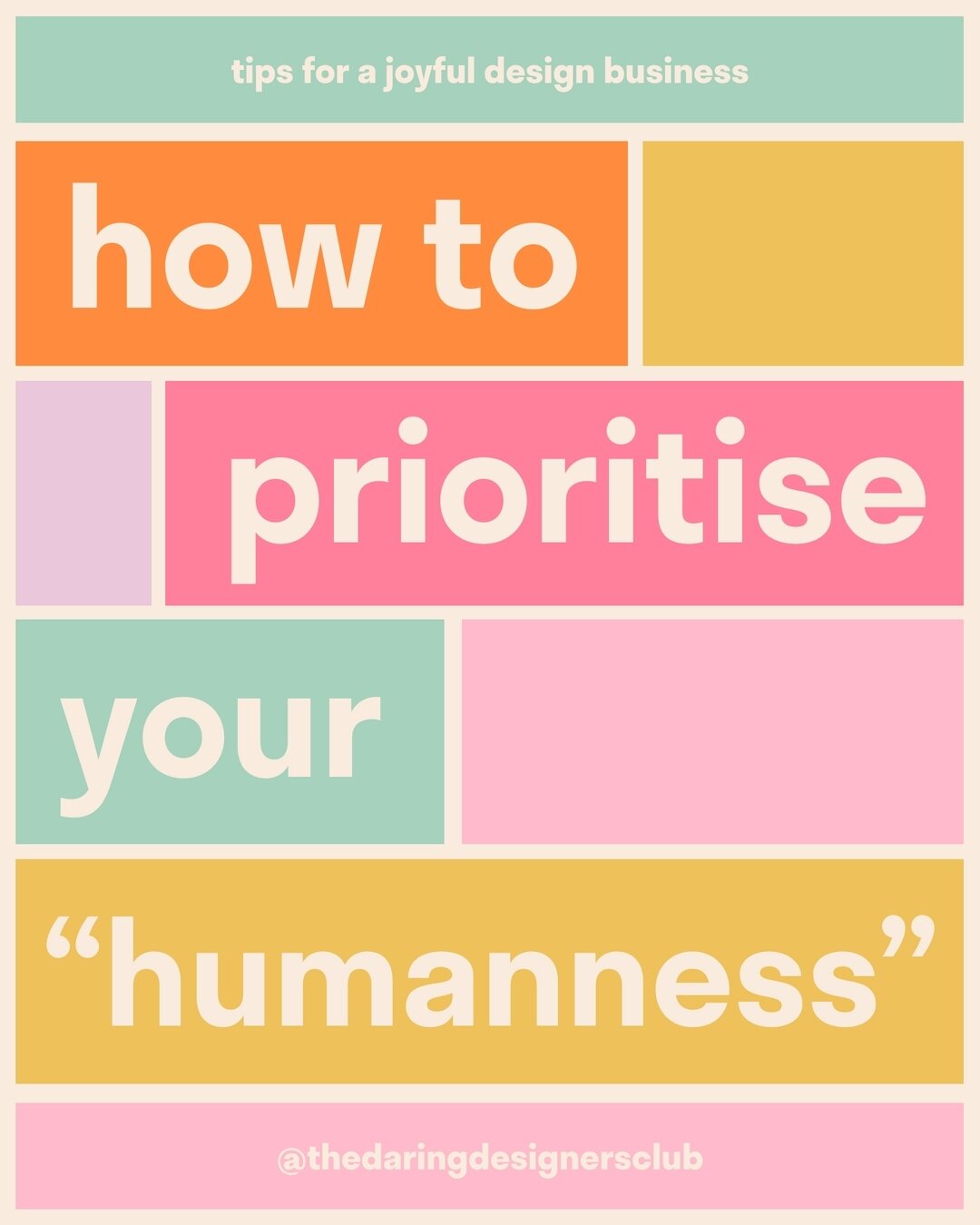 I recently joined Alice from @creativebabesclub on her fab podcast (a fab conversation you should definitely have a listen to!) and one of the main things we chatted about was how you can prioritise humanness when you run a creative business.

Not on