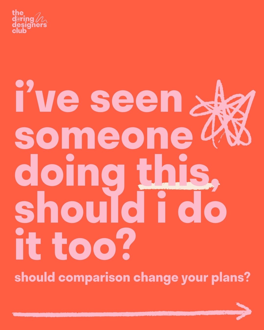 Here&rsquo;s a question I get asked a lot as a mentor:

&ldquo;I&rsquo;ve seen someone _____ (fill in the strategy here!) would that work for me too?&rdquo;

The blank strategy could be absolutely anything, like:

✨ Using a set process with clients

