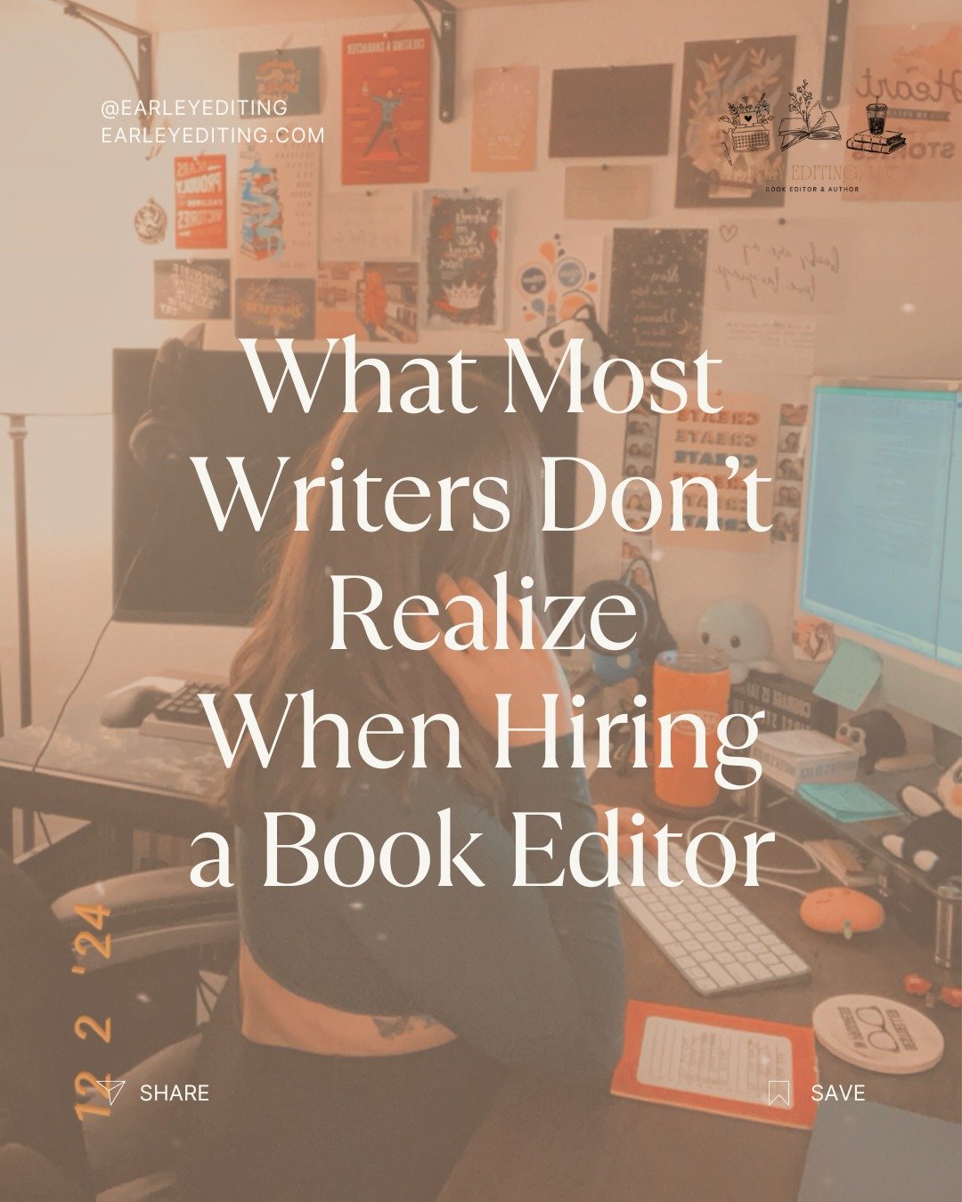 Hiring an editor for your book baby is daunting. Where do you start? How do you research and then reach out to professionals? How do you know who is a professional vs. a scam? A lot goes into hiring a book editors, but here are some things writers mi