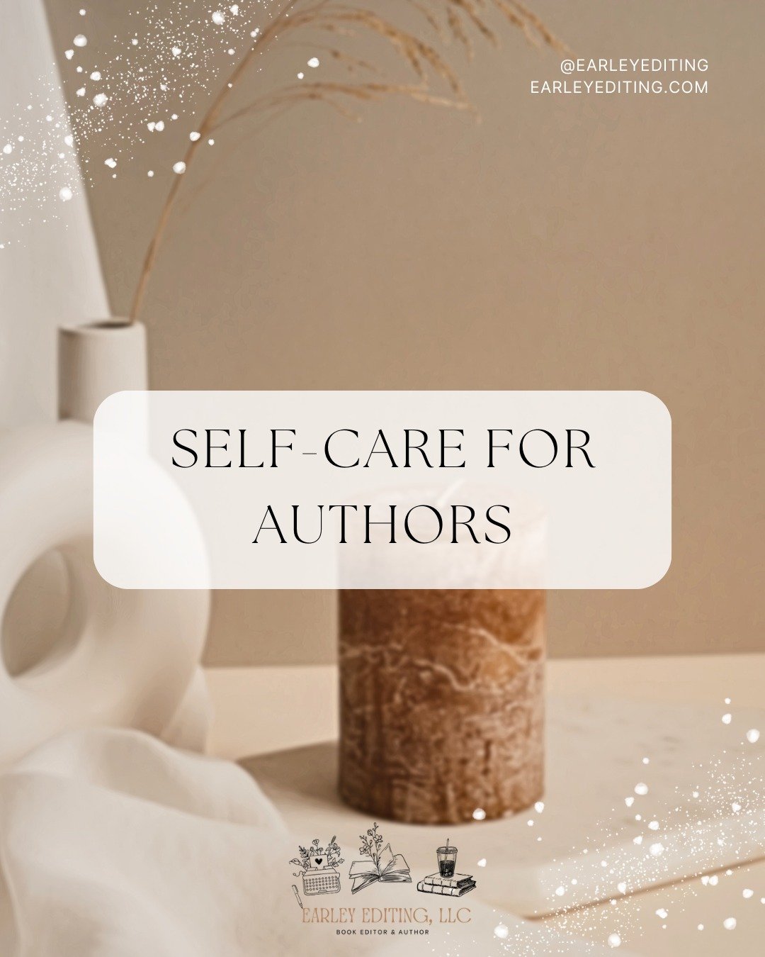 Finding time for self-care is essential for every writer's journey! 🌟 Whether you're deep in the throes of drafting your next masterpiece or in the midst of a brainstorming session, remember to prioritize your well-being along the way.

☕️ Start you