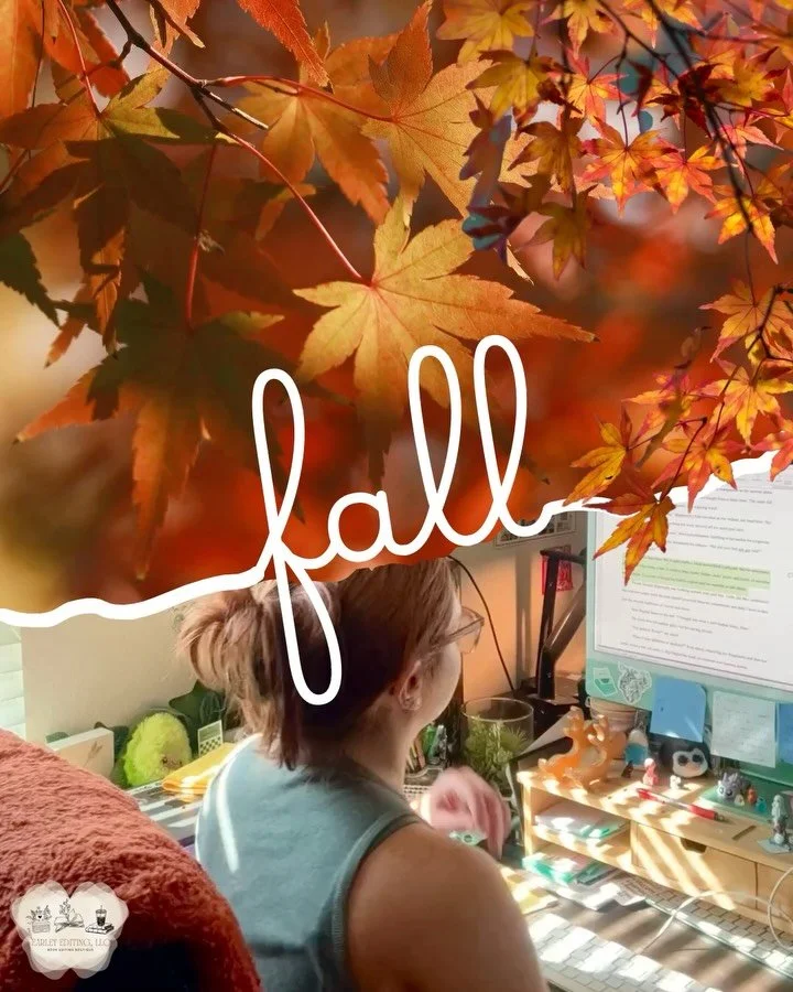🍁🍂 FALL IS HERE 🍂🍁

There&rsquo;s finally chilly here in Kansas! I, of course, immediately made a caramel pumpkin latte for myself and got to work!

I hope writers are feeling inspired by this wonderful weather!

If you are in need of a book edit