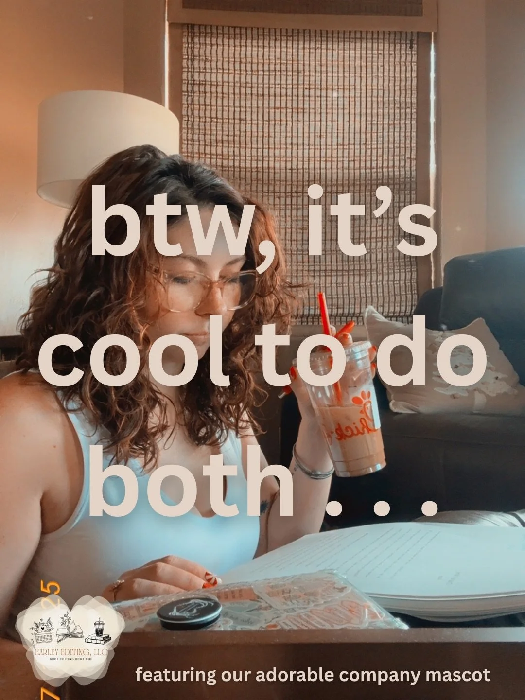 btw, it&rsquo;s cool to do both: book editing edition!

✨swipe to see you can do both!✨

If you are in need of a book editor, Earley Editing, LLC offers:
🤎 FREE sample edits
☕️ FREE quotes
🤎 woman owned/operated
☕️ payment plans available
🤎 anti-A