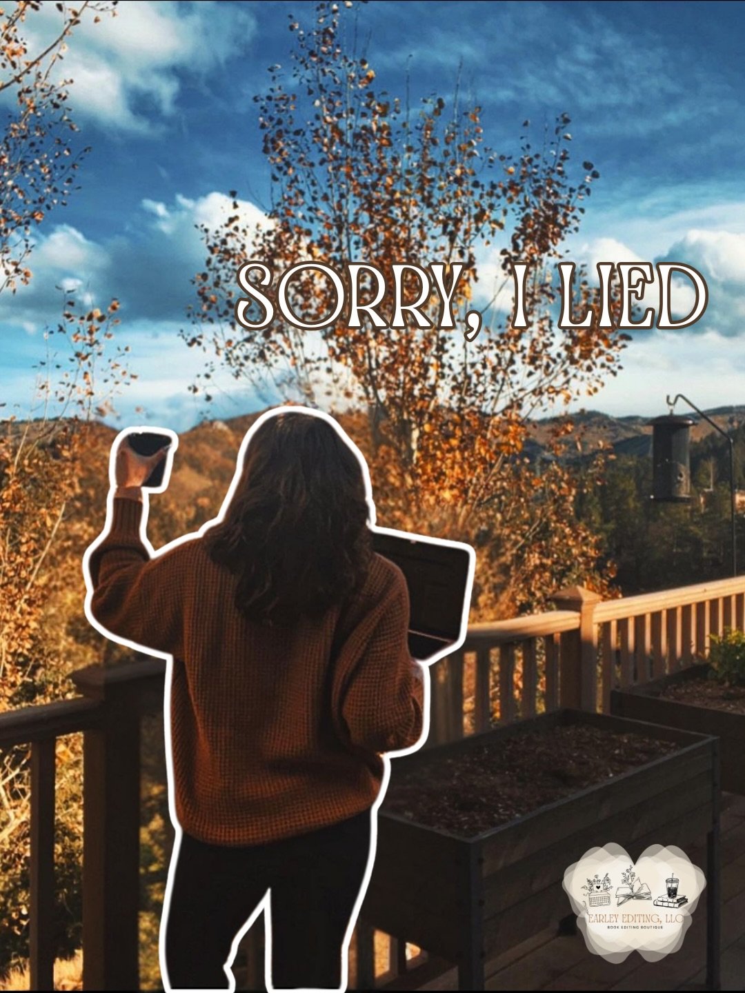 Sorry, I lied. 

I actually always get nervous sending back a client&rsquo;s edited manuscript because I want my feedback to be helpful criticism, not hurtful.

If you are in need of a book editor, Earley Editing, LLC offers:
🤎 FREE sample edits
☕️ 