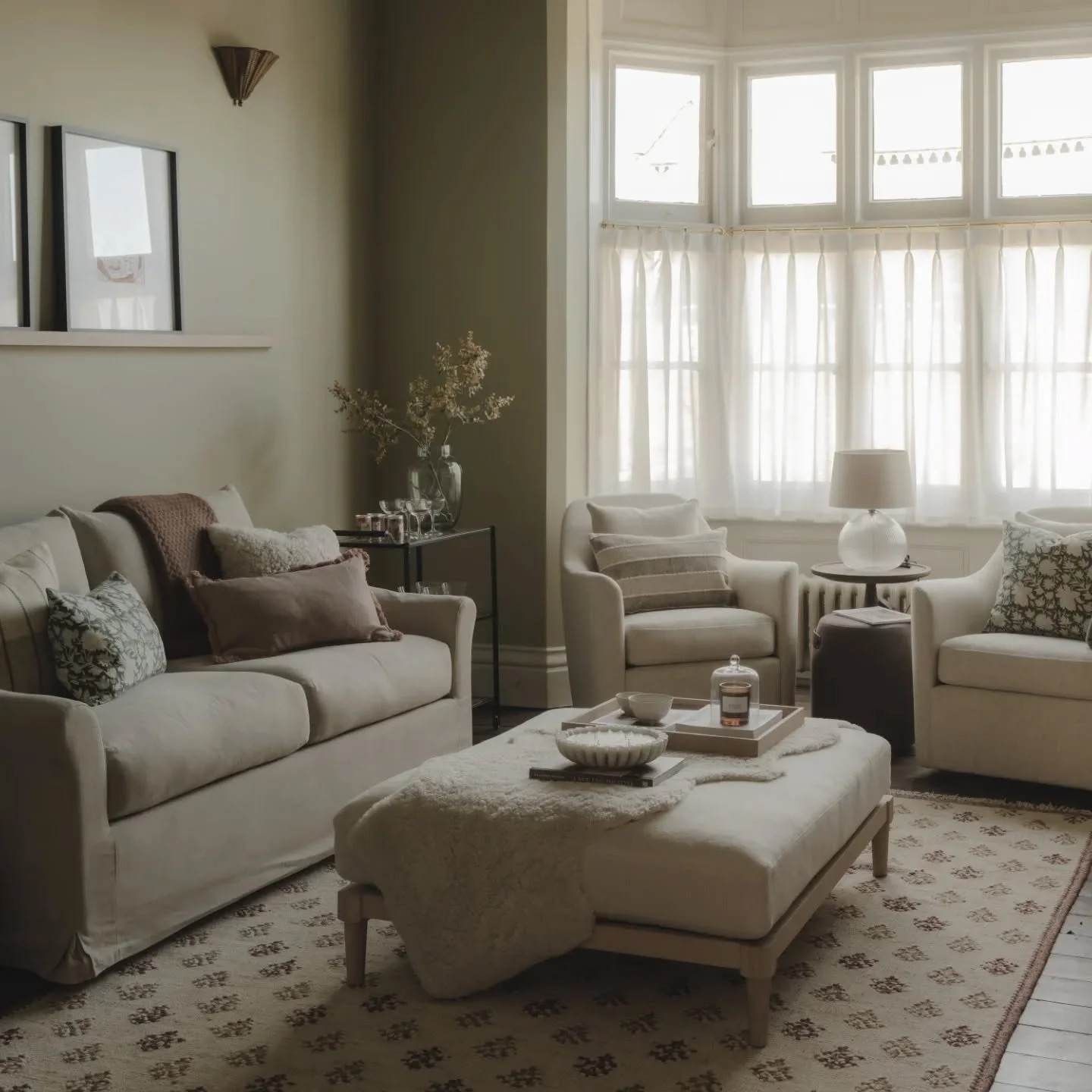 The Drawing Room

Those greens, that soft, diffused light. It&rsquo;s a space almost everyone has imagined moving into, and a perfect showcase of how much you can do with neutral furniture when the room itself speaks this loudly.

We often find that 