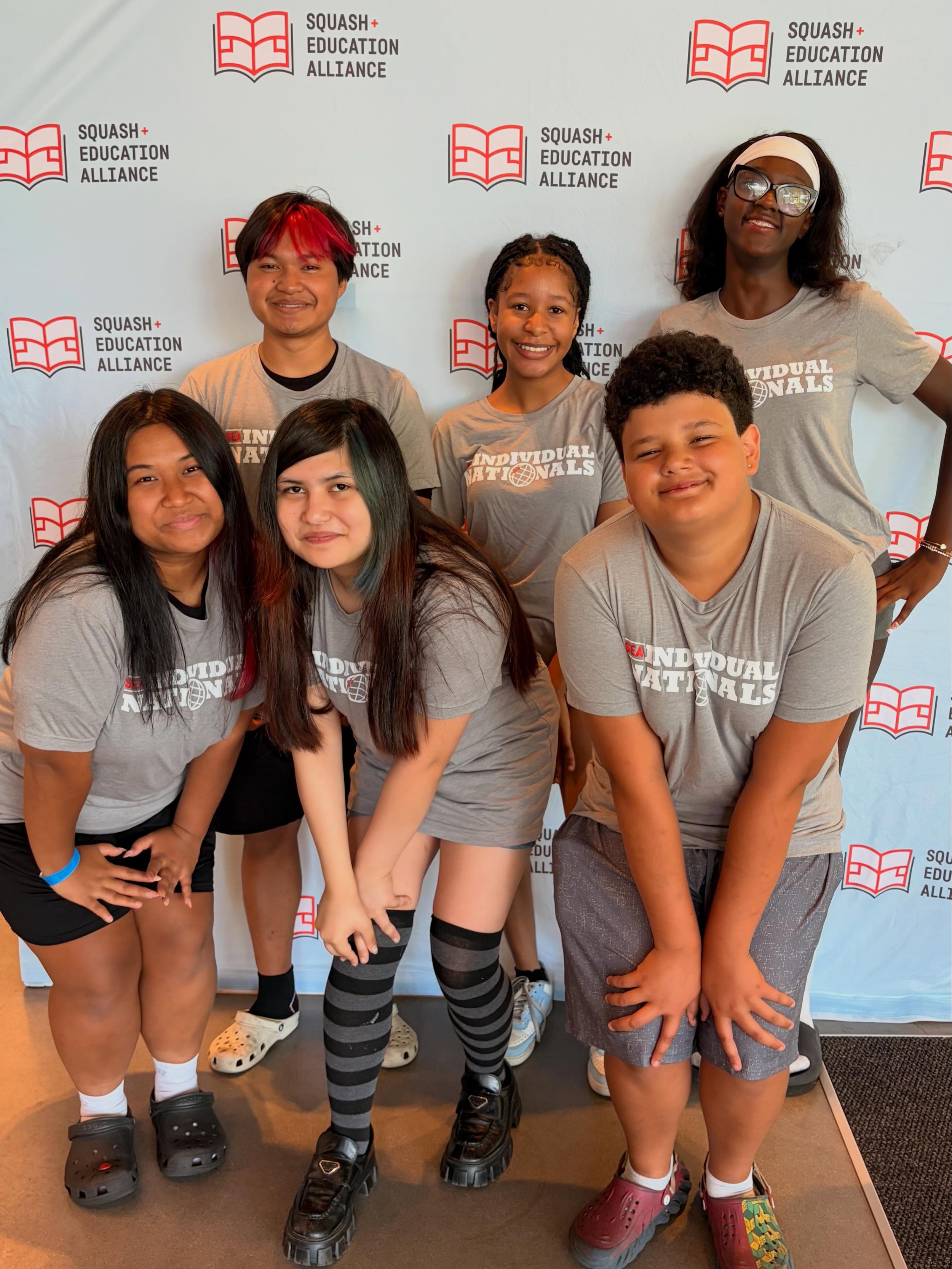 Proud of our six students who played in the 2026 Individuals Nationals! Senior Ku Ku earned a 4th place finish, sophomore Aleesha finished in 5th, and the rest of our students played hard in their first ever matches! 

Thank you to @squasheducation f