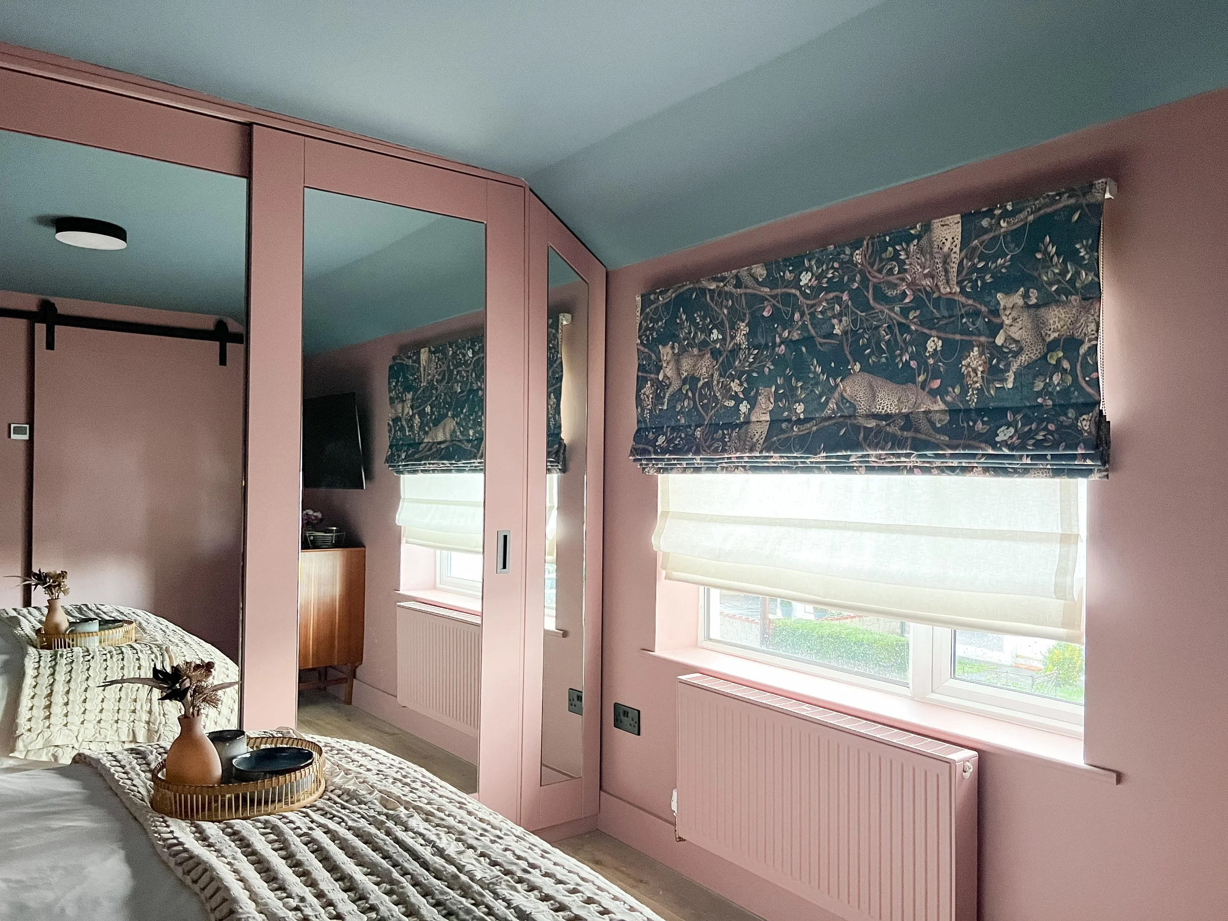 Blue Ceiling in Master Bedrooom