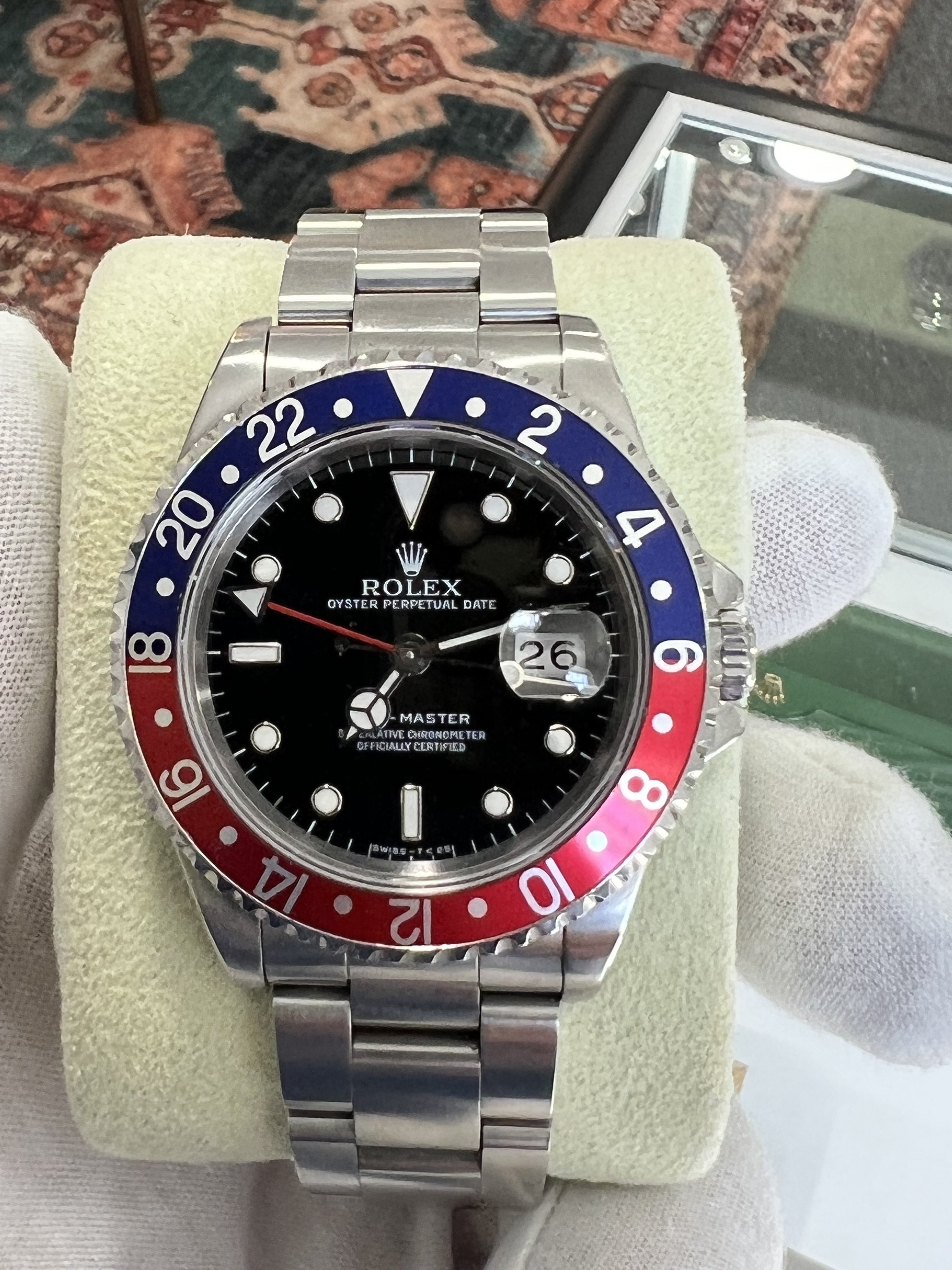 Åben filosofisk Tegn et billede Rolex GMT Master 16700 — Luxury Watch Connection