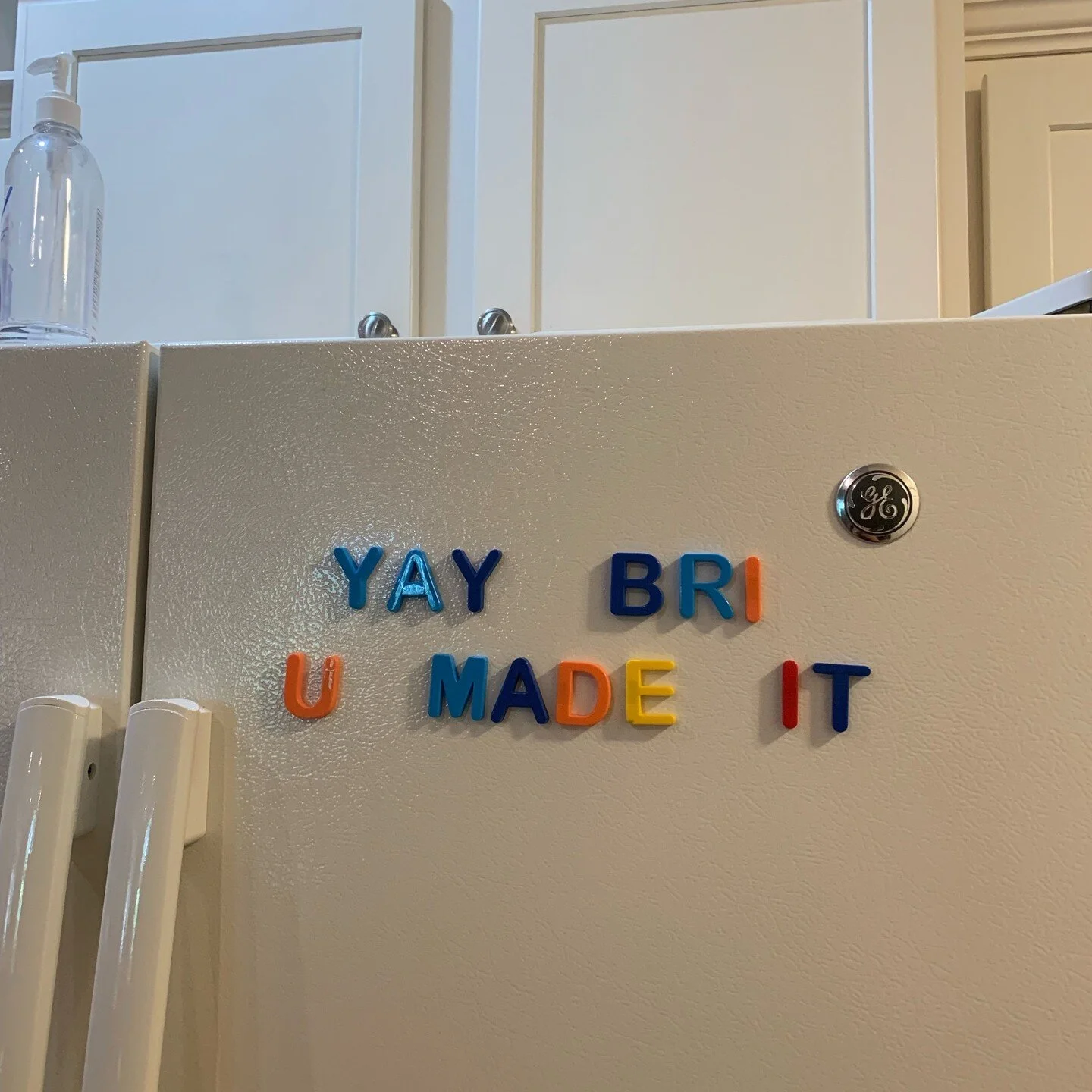 I found out Wednesday that I am cancer free. It's been a week of celebration! 

A few weeks ago, I was looking through pics and saw that I took a photo of a quote from a book minutes before I got my diagnosis. Here is the quote. . .

&quot;. . .the i