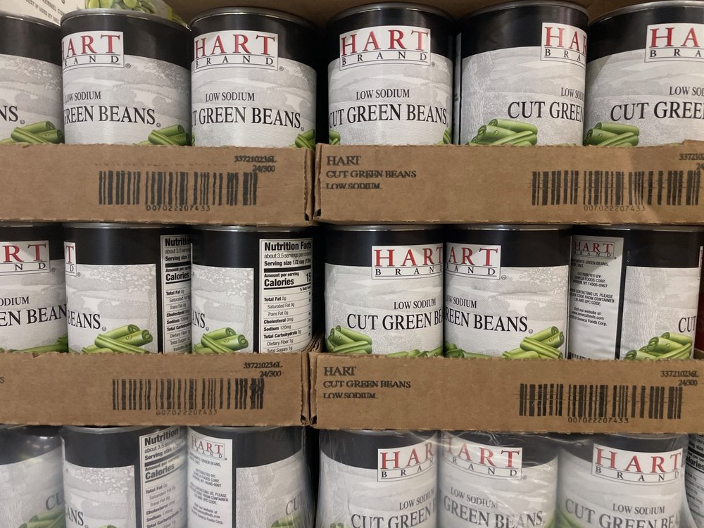 About 4 — Full Shelf Food Pantry