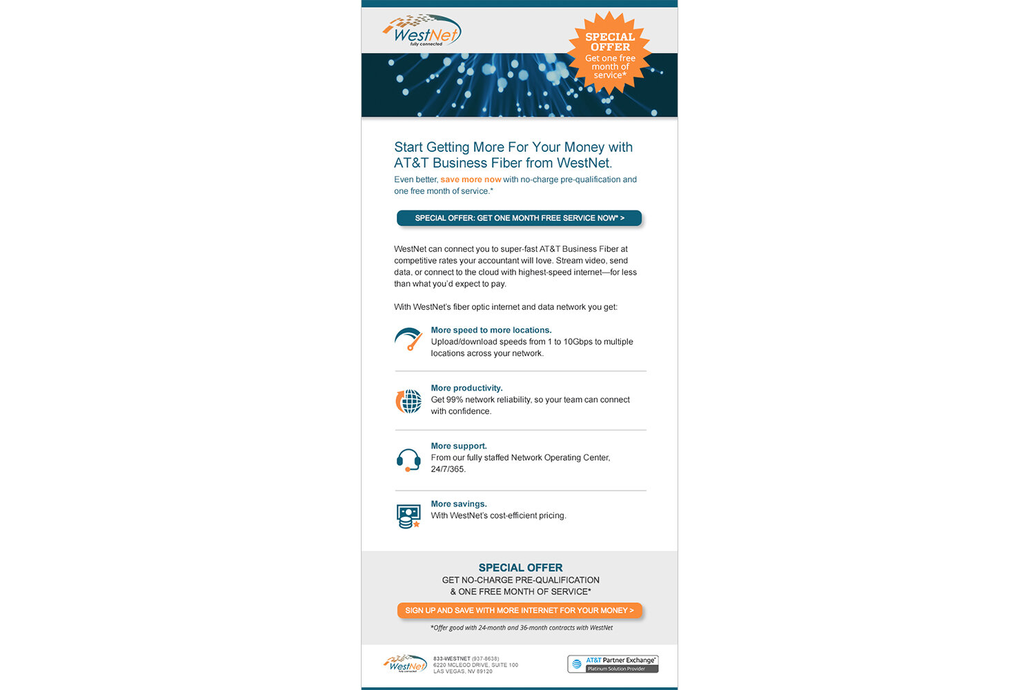 Email Campaign: Westnet