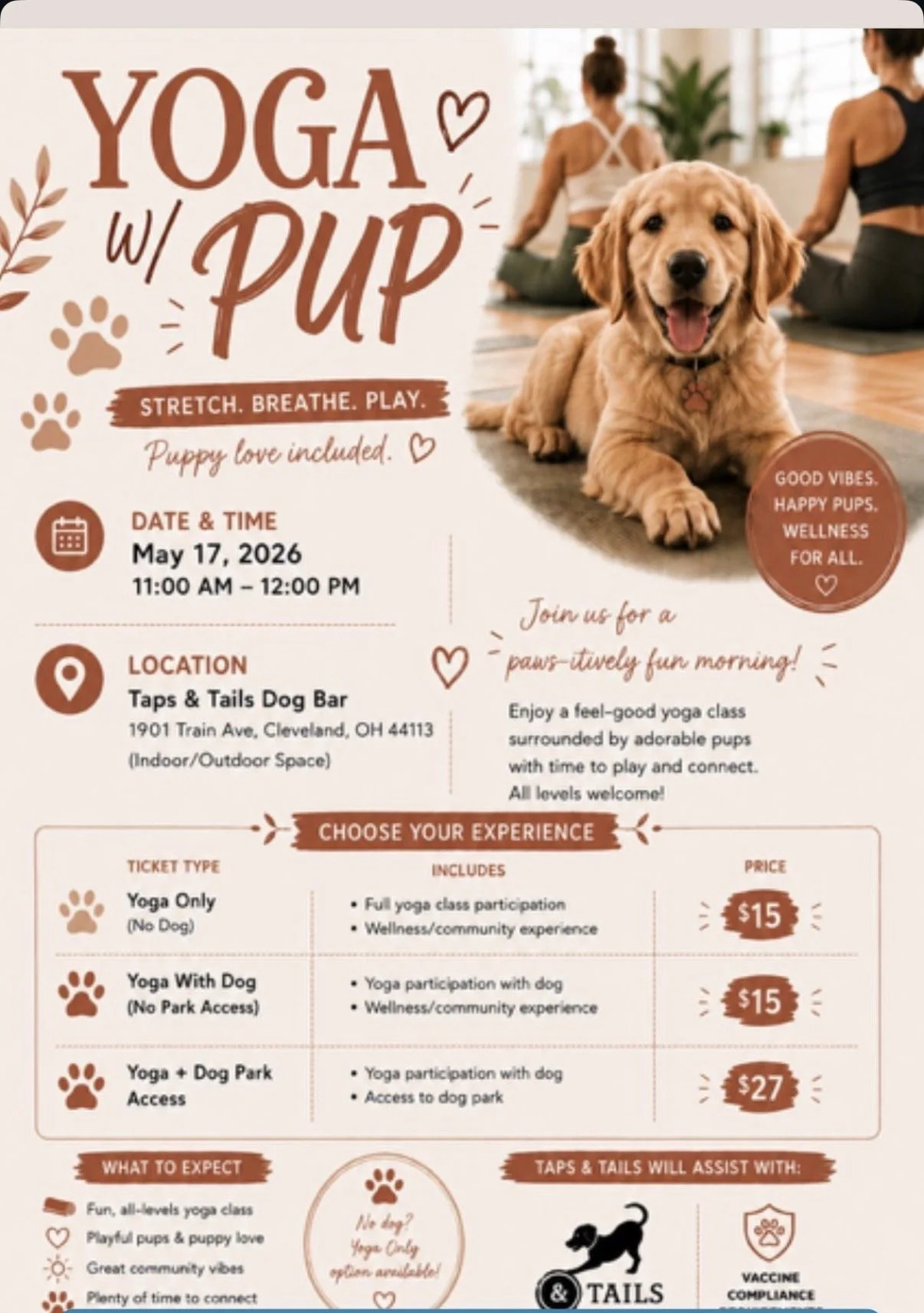 Yoga with your Pup
