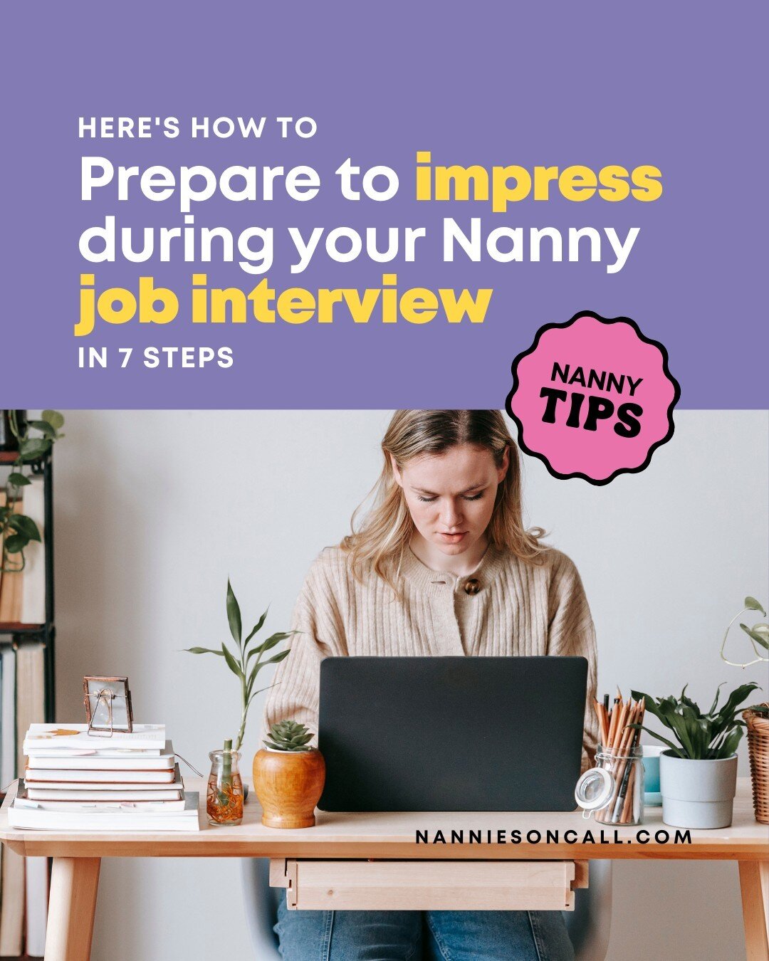 👉🏼 Crush your next nanny job interview with the tips in today's post.⁠
⁠
You'll know exactly how to make a great first impression and stand out with your interviewer, whether it's a family or a nanny agency recruiter.⁠ 🙌🏼⁠
⁠
Remember to SAVE &amp