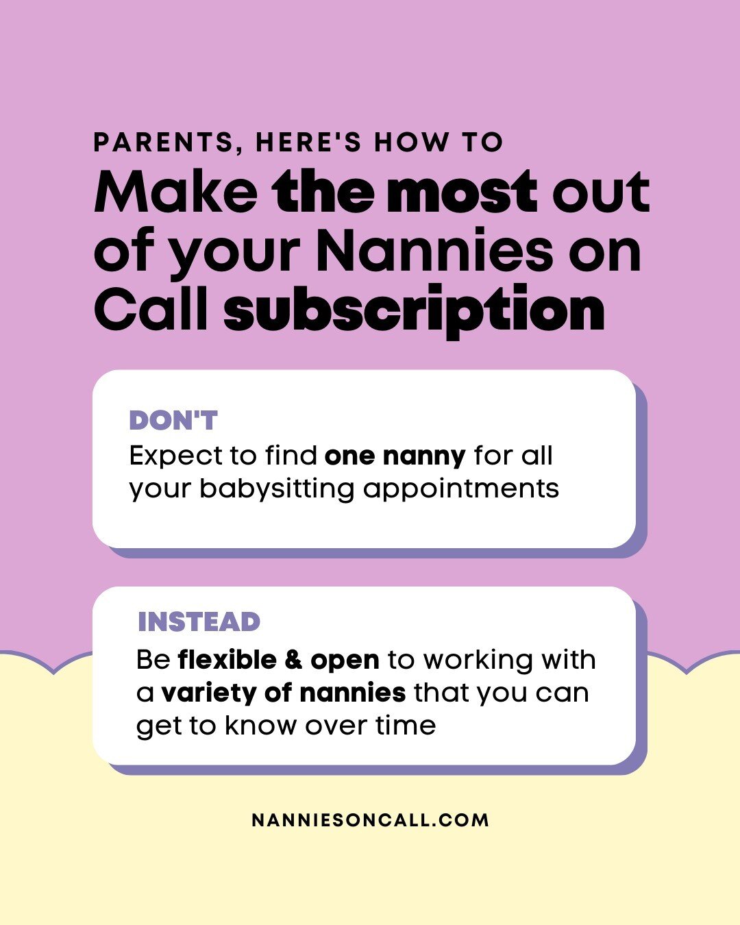 Hey parents, did you know that many occasional nannies on the Nannies on Call platform often have other jobs or are studying and they only work as nannies from time to time to make some extra cash?⁠
⁠
Usually, an occasional nanny won't be available f
