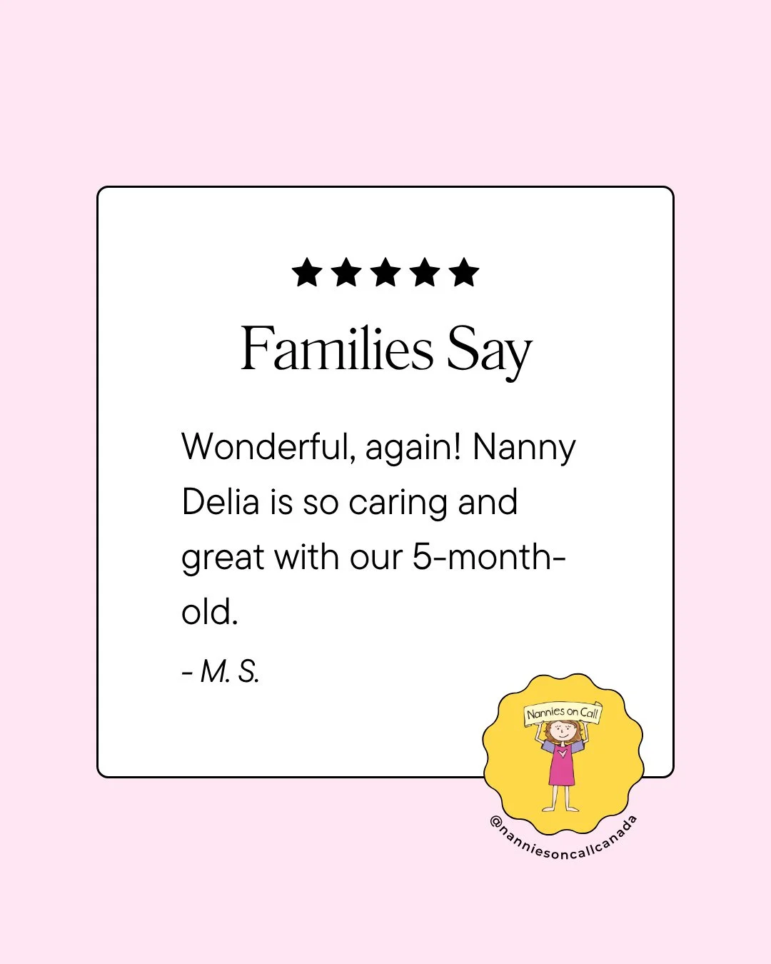 Families LOVE Nannies on Call nannies! 💛⁠
⁠
👉🏼 Swipe through to see why, because nothing speaks louder than happy parents who've experienced the Nannies on Call difference firsthand.⁠
⁠
Our nannies are professionally screened, genuinely passionate