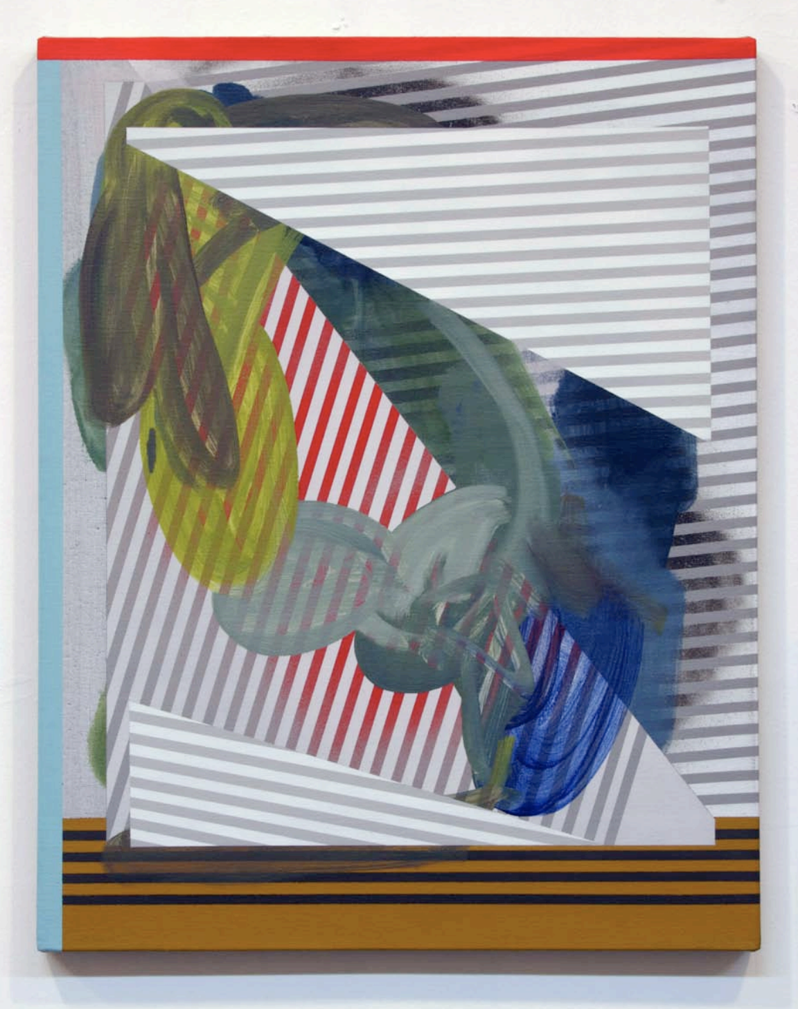 Jeffrey Gibson
More Often Than Not
2010
acrylic, oil & spray on linen
16.5 x 21 inches (42 x 53cm)