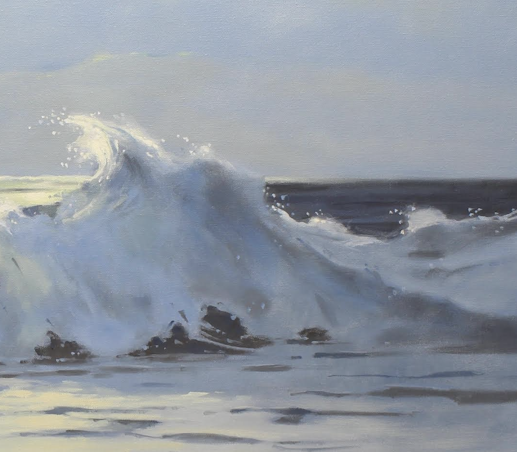 Painting by artist Richard Johnson at Gardner Colby Gallery in Naples Florida.