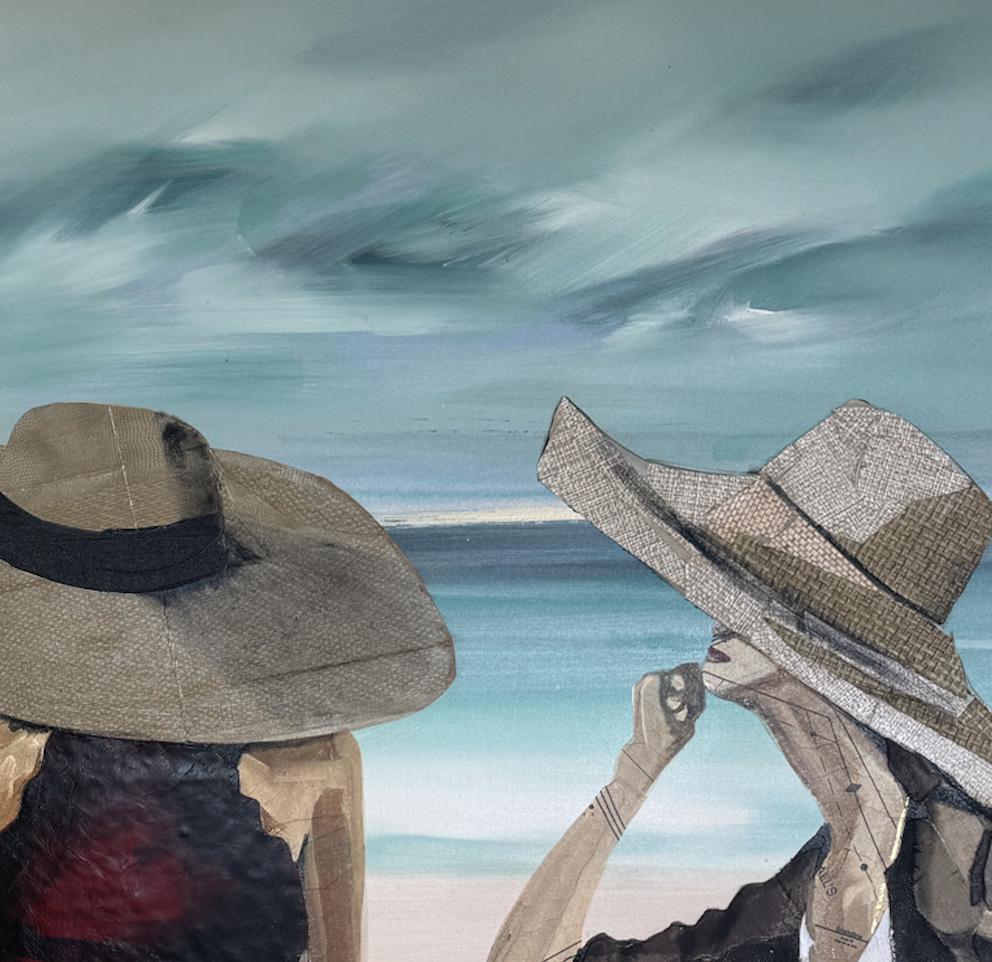 Painting by artist Kelsey Irvin at Gardner Colby Gallery in Naples Florida.