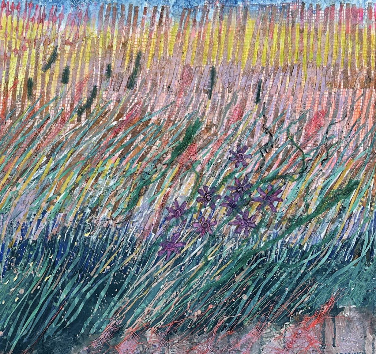 Painting by artist Jackie Ranney at Gardner Colby Gallery in Naples Florida.