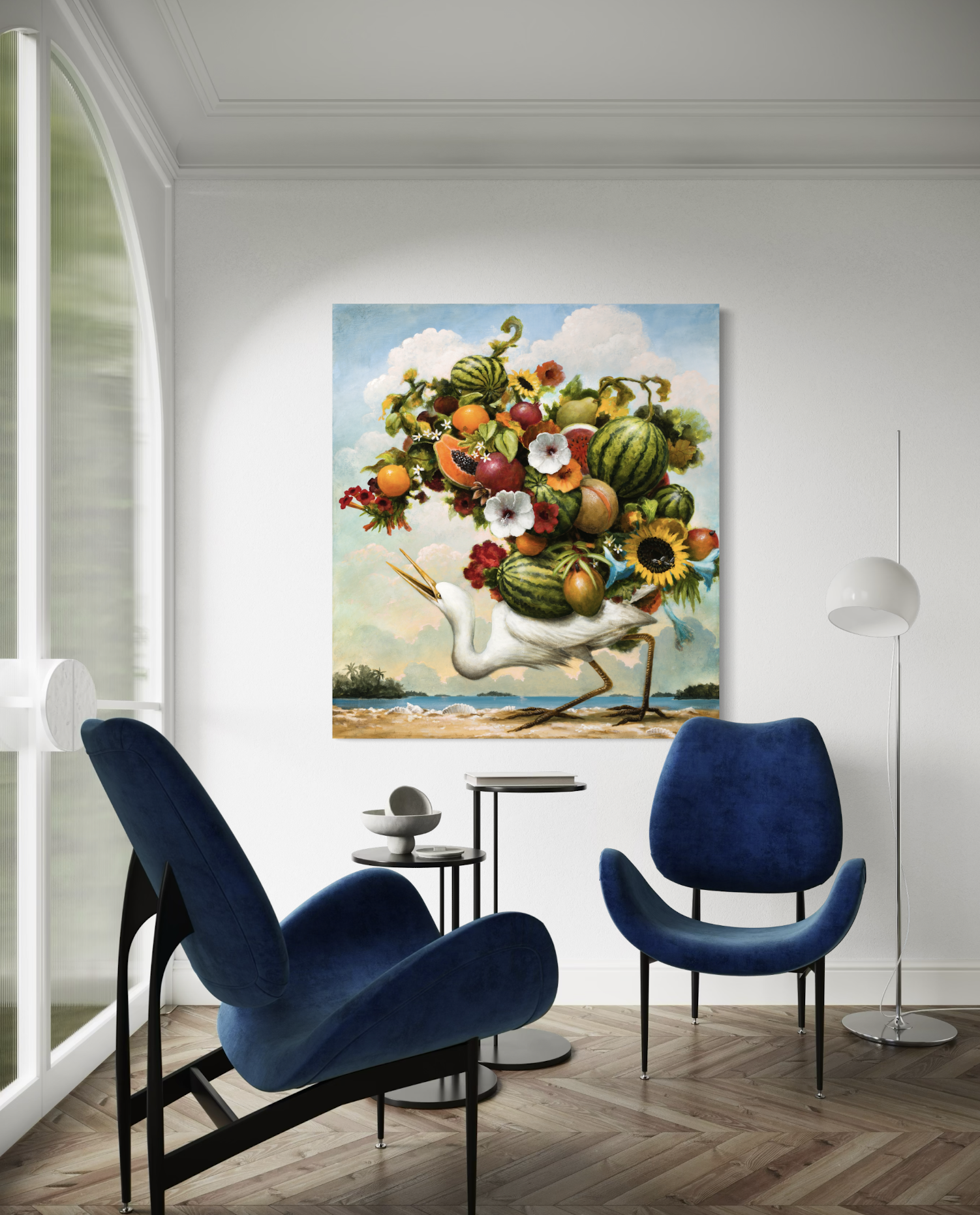 Painting by artist Kevin Sloan at Gardner Colby Gallery in Naples Florida.
