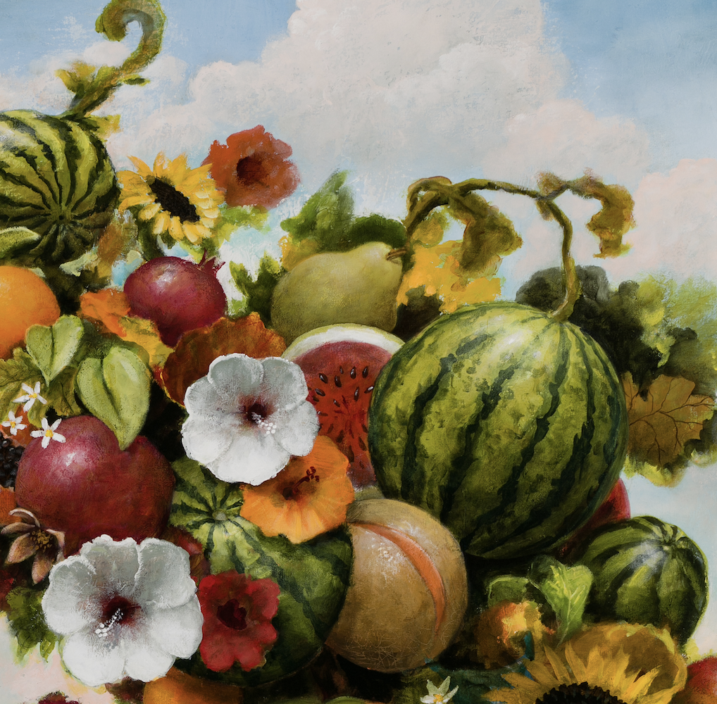 Painting by artist Kevin Sloan at Gardner Colby Gallery in Naples Florida.