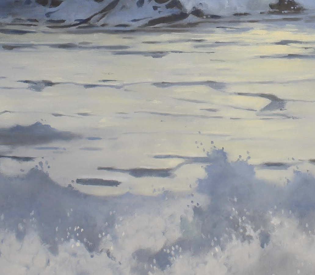 Painting by artist Richard Johnson at Gardner Colby Gallery in Naples Florida.
