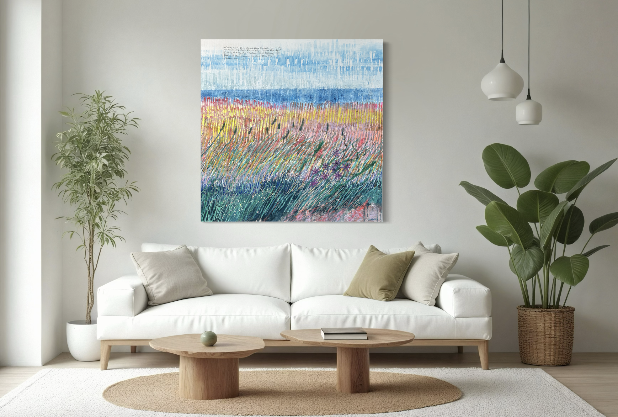Painting by artist Jackie Ranney at Gardner Colby Gallery in Naples Florida.