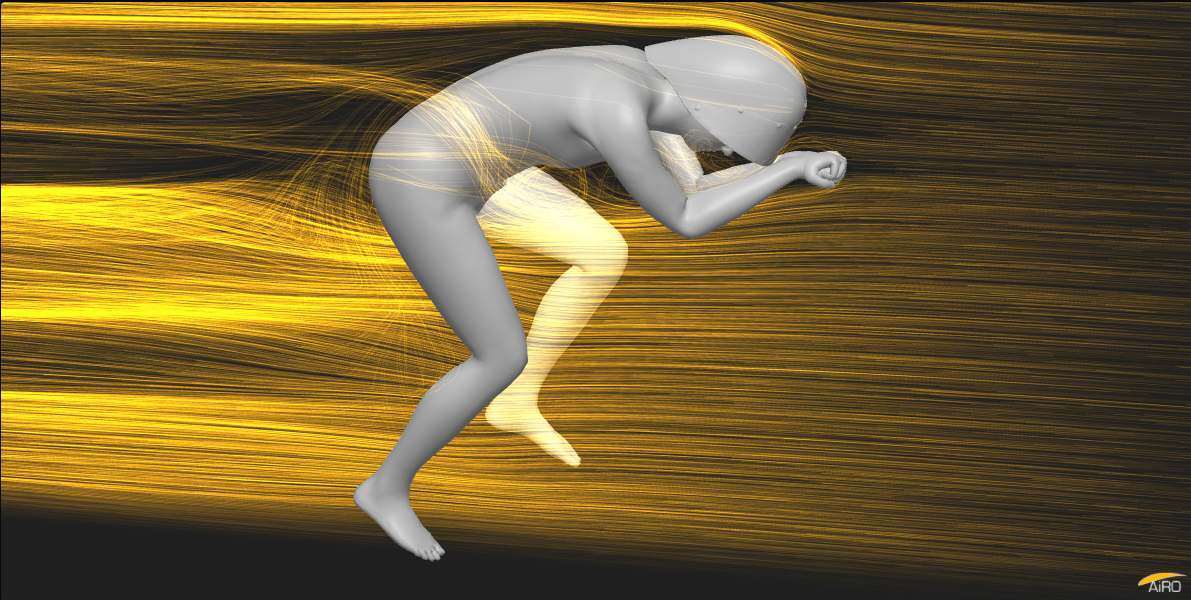 immagine di software e analisi ciclistica CFD