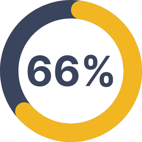 66% of scholarship recipients increased problem-solving skills*