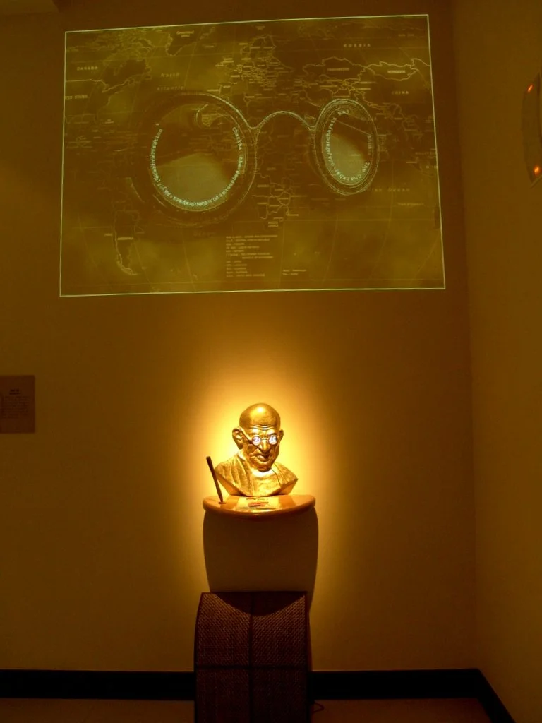 Metta at the Eternal Gandhi Museum Houston
