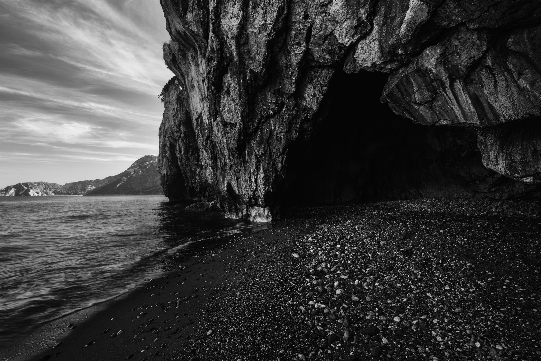 Xiliadou Cave B&W.jpg