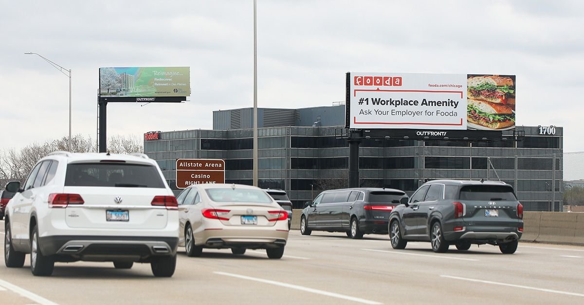 Copy. "Ask Your Employer for Fooda" campaign in Chicago.