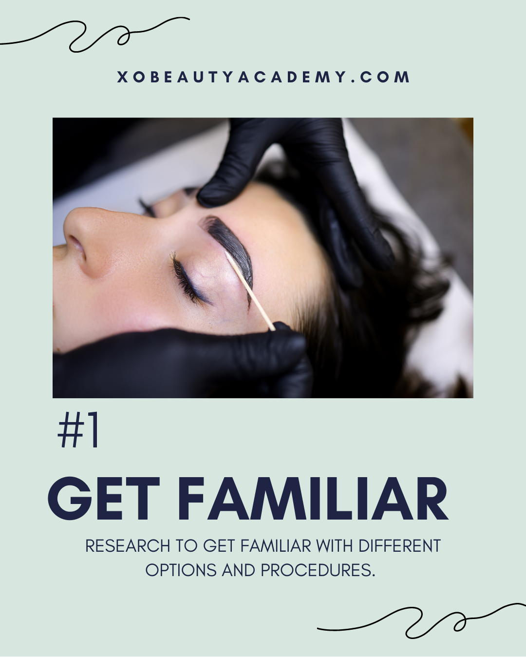 Get ready for the perfect brows! Here are the 3 simple steps to prepare for your brow lamination session at XO Beauty Academy