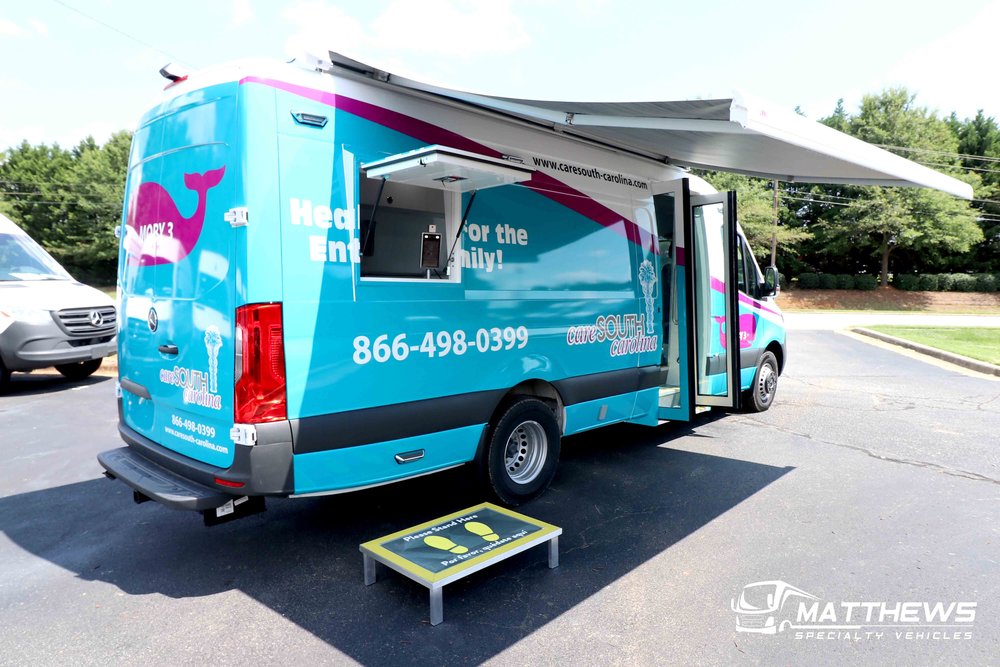 Mobile Vaccine and Testing Vehicles | Specialty Vehicles — Matthews Specialty Vehicles Mobile Vaccine and Testing Vehicles | Specialty Vehicles — Matthews Specialty Vehicles