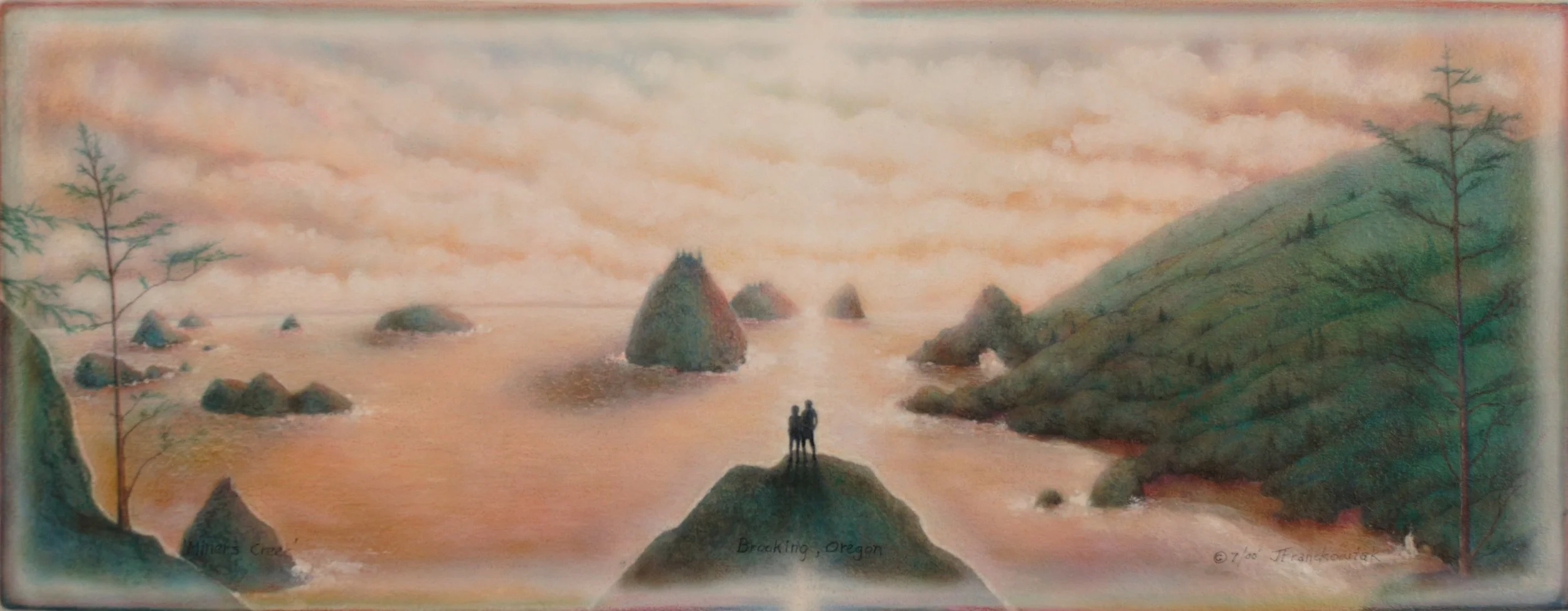 𝘔𝘐𝘕𝘌𝘙𝘚 𝘊𝘙𝘌𝘌𝘒 𝘓𝘖𝘝𝘌     '01 • 16"x35"     Brookings, Oregon