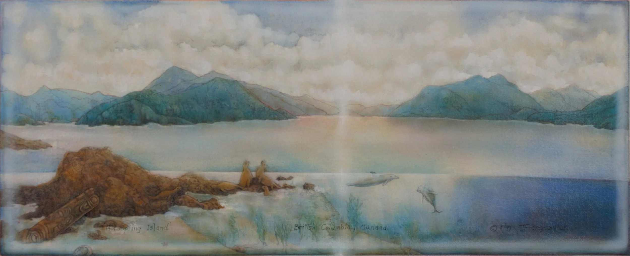 𝘏𝘖𝘛 𝘚𝘗𝘙𝘐𝘕𝘎 𝘐𝘚𝘓𝘈𝘕𝘋     '99 • 16"x35"     British Columbia, Canada