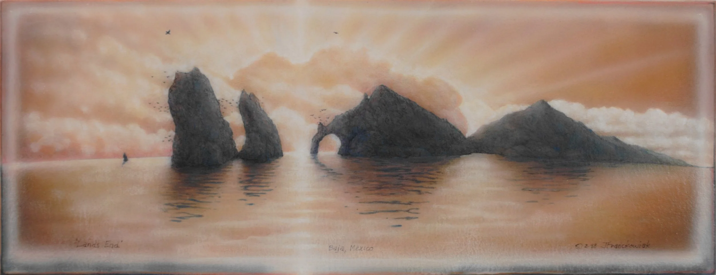 𝘓𝘈𝘕𝘋𝘚 𝘌𝘕𝘋     '98 • 16"x35"     Baja, Mexico