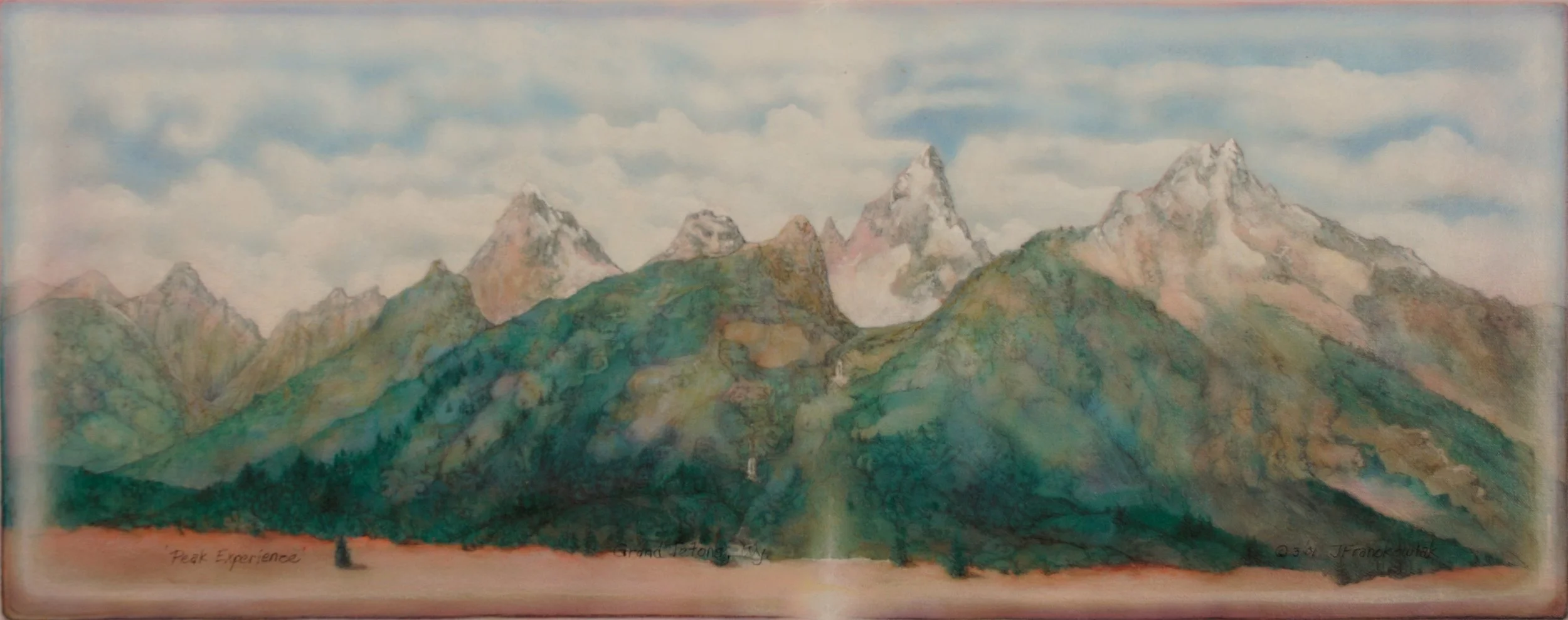 𝘗𝘌𝘈𝘒 𝘌𝘟𝘗𝘌𝘙𝘐𝘌𝘕𝘊𝘌     '01 • 16"x35"     Grand Tetons, Wyoming