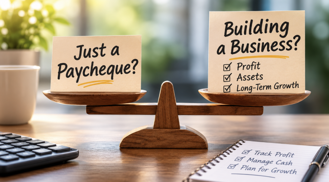 Are you building a business, or just a paycheque?