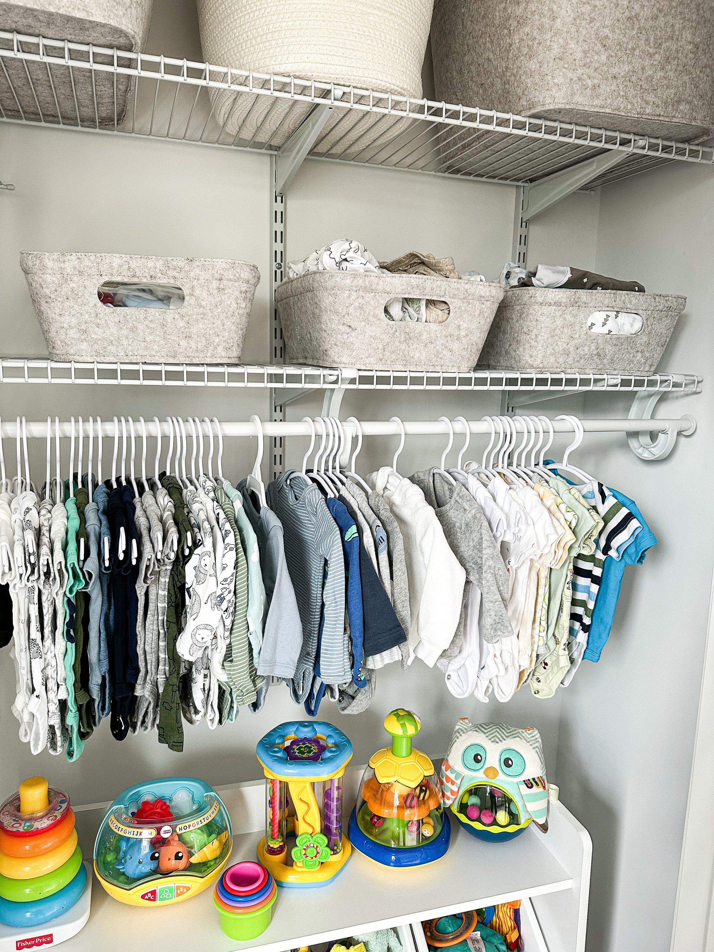 Nursery Closet Organization — Eat Play Say