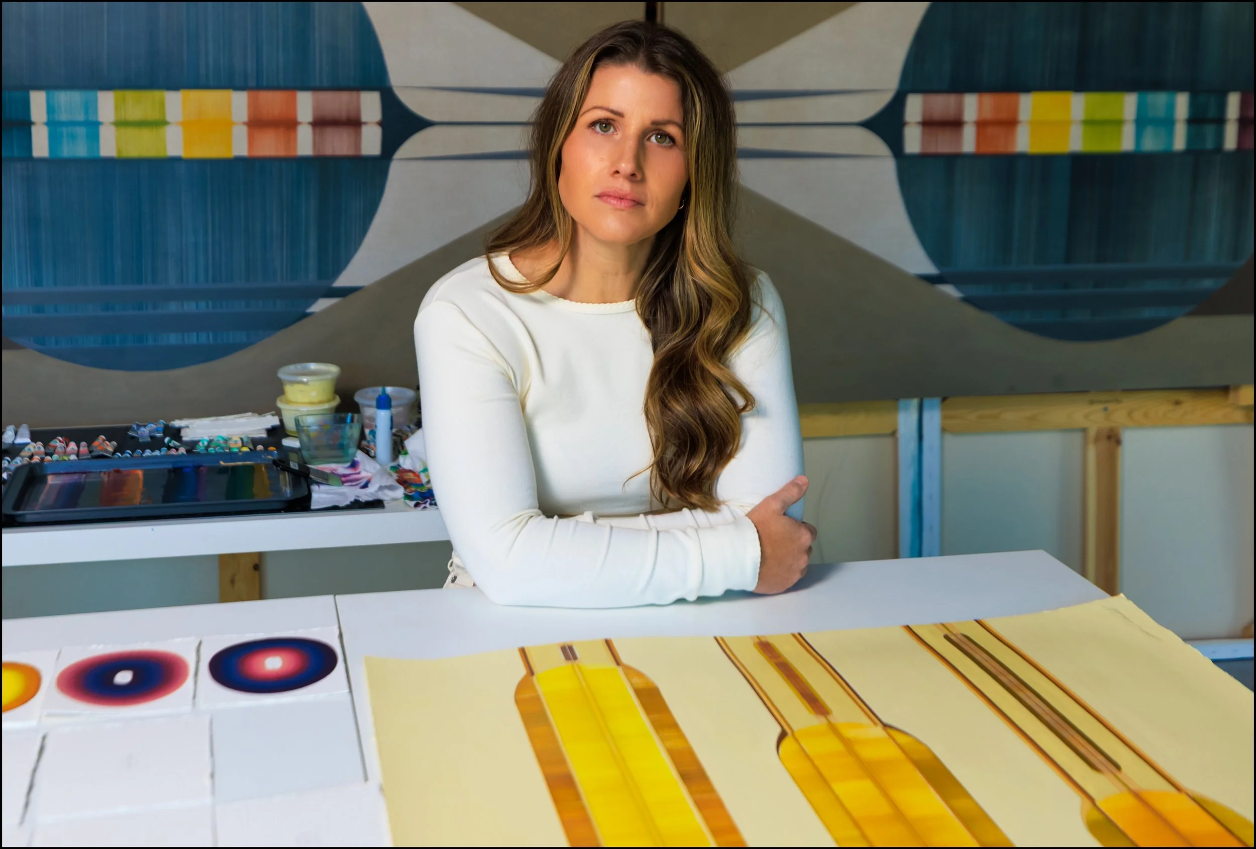 Portraits of artist Jennifer Lail - Jacksonville, Florida. Photographed by Toni Smailagić