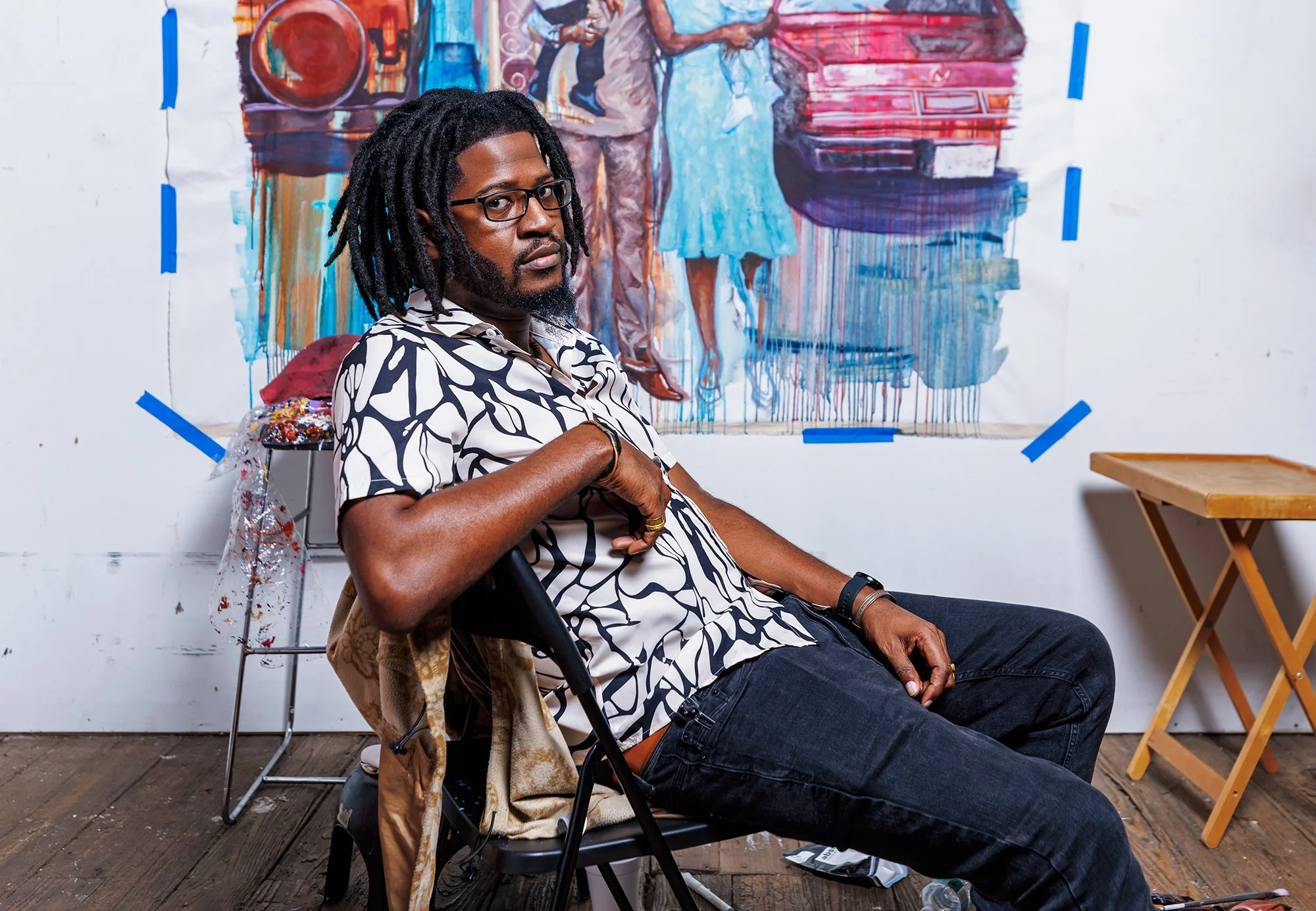 Portraits of artist Marcus Williams - Jacksonville, Florida. Photographed by Toni Smailagić