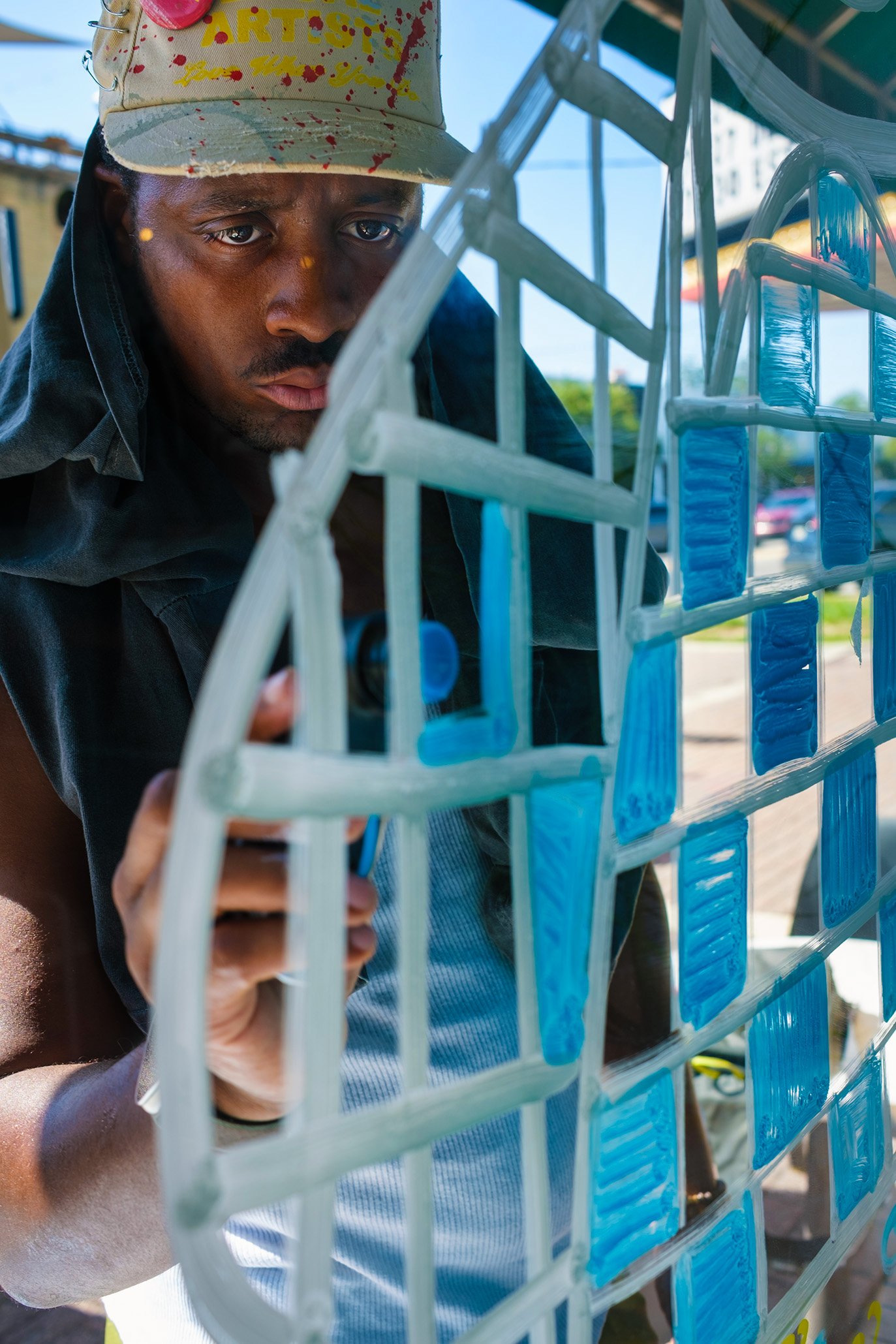 Portrait of artist Jarett Walker - Jacksonville, Florida. Photographed by Toni Smailagić