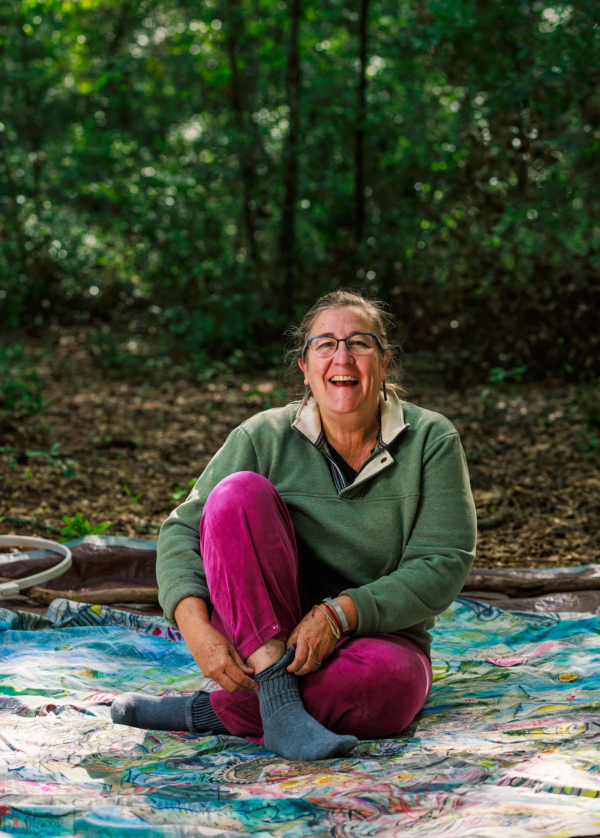 Portraits of artist Sarah Crooks - Jacksonville, Florida. Photographed by Toni Smailagić