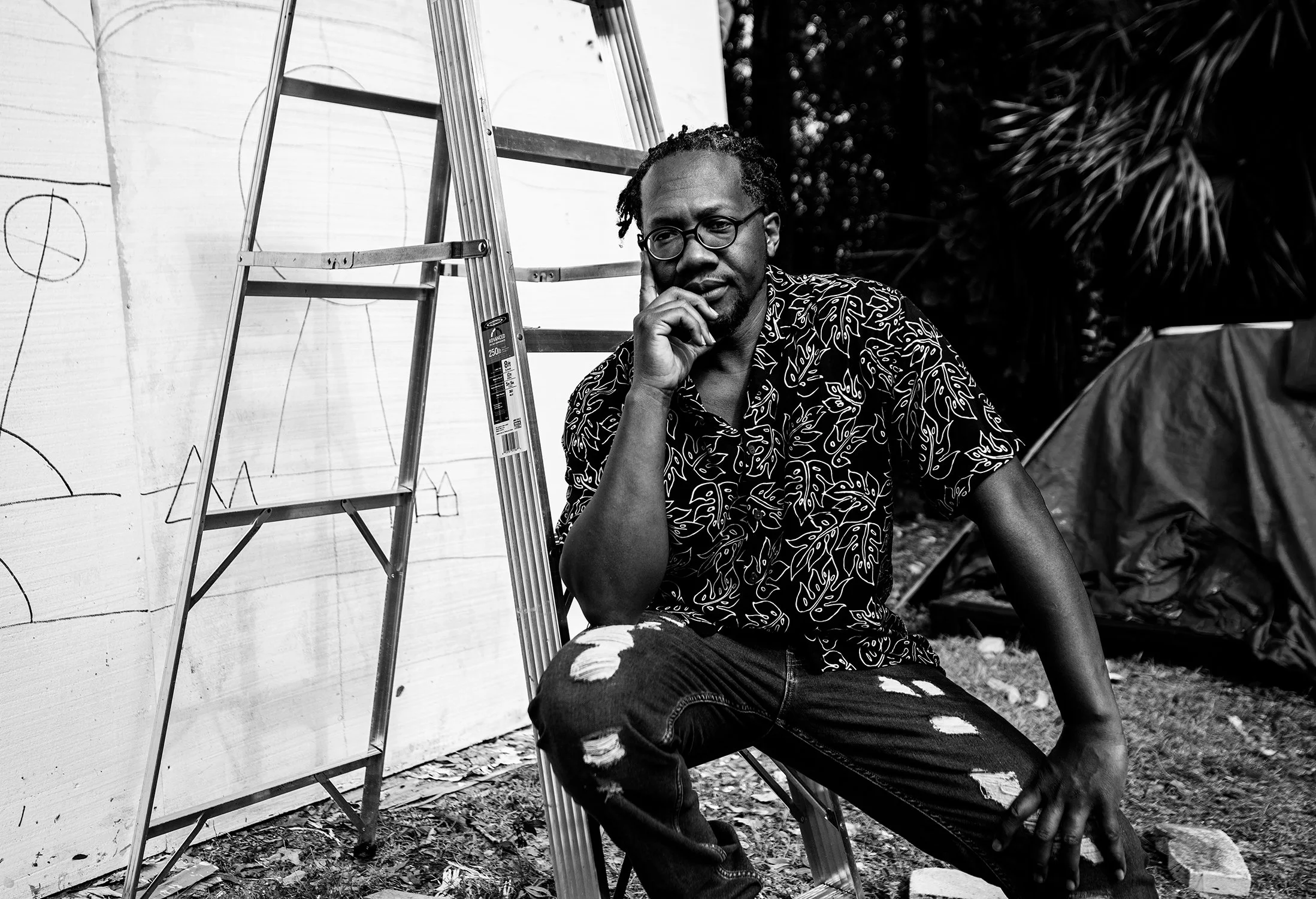 Portraits of artist Roosevelt Watson III - Jacksonville, Florida. Photographed by Toni Smailagić