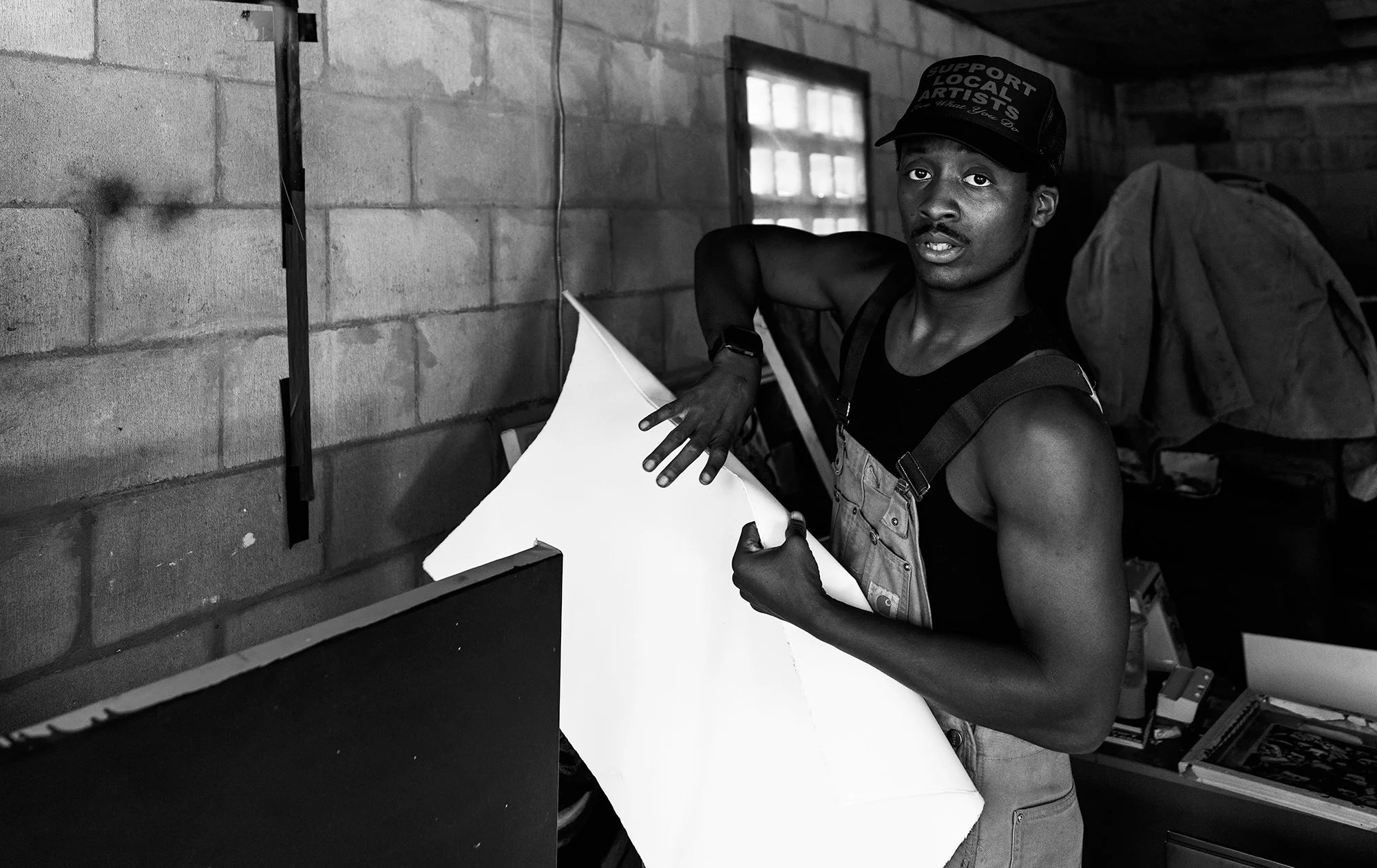 Portrait of artist Jarett Walker - Jacksonville, Florida. Photographed by Toni Smailagić