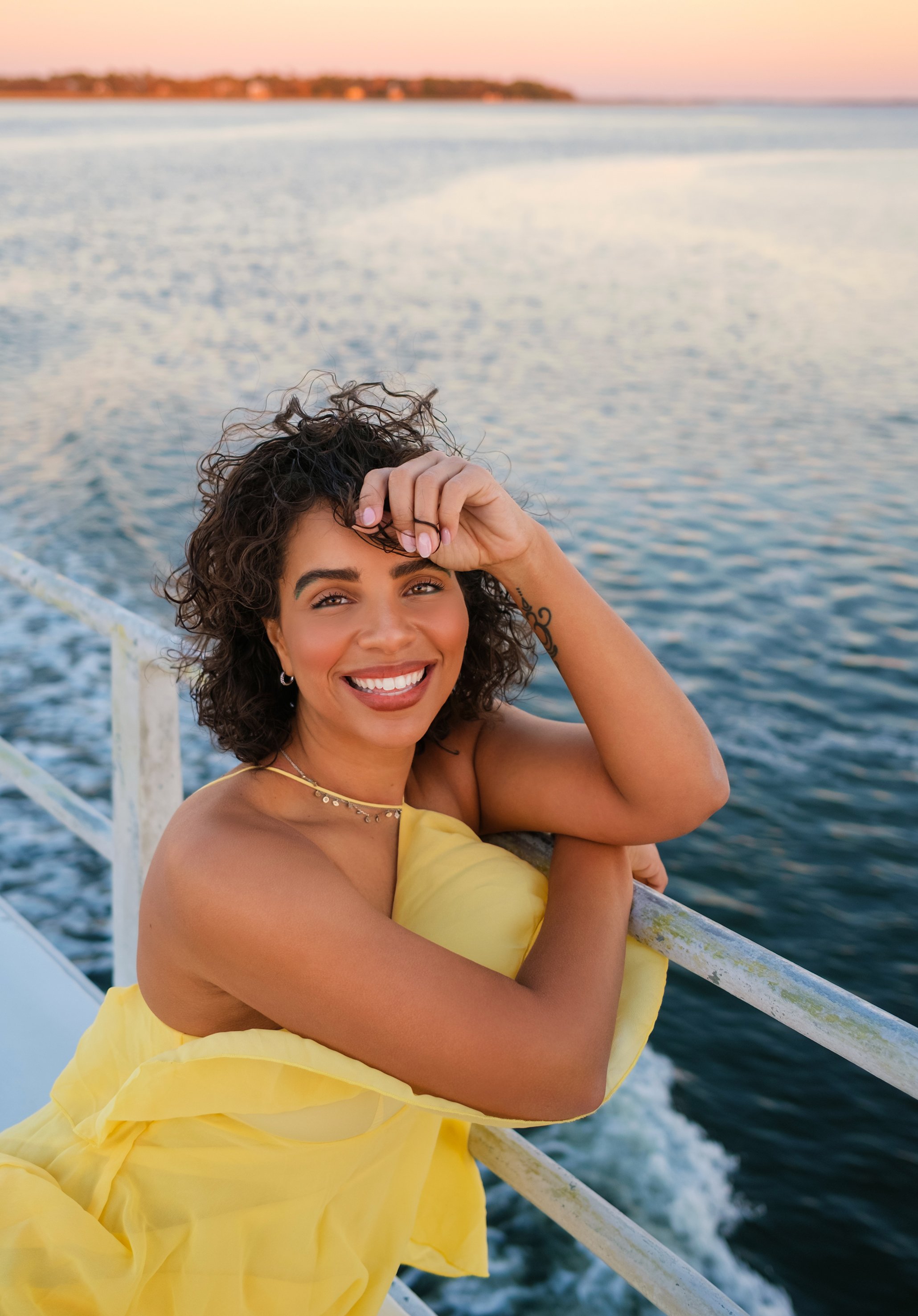 Portrait of joy Jasmine Chanae by Toni Smailagic Lifestyle Photographer Cumberland Island Georgia