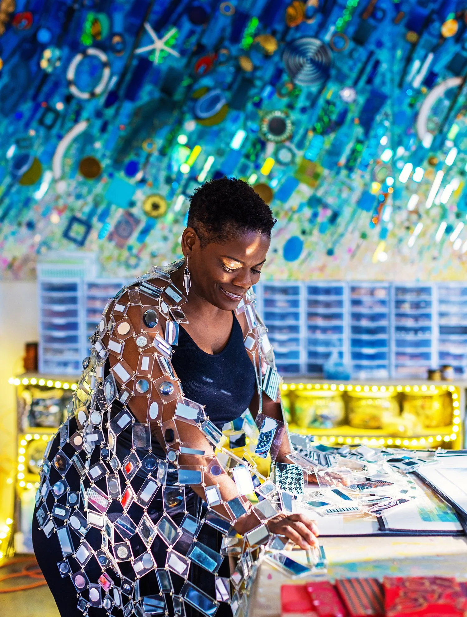 Portraits of artist Lillian Blades - Atlanta, Georgia. Photographed by Toni Smailagić